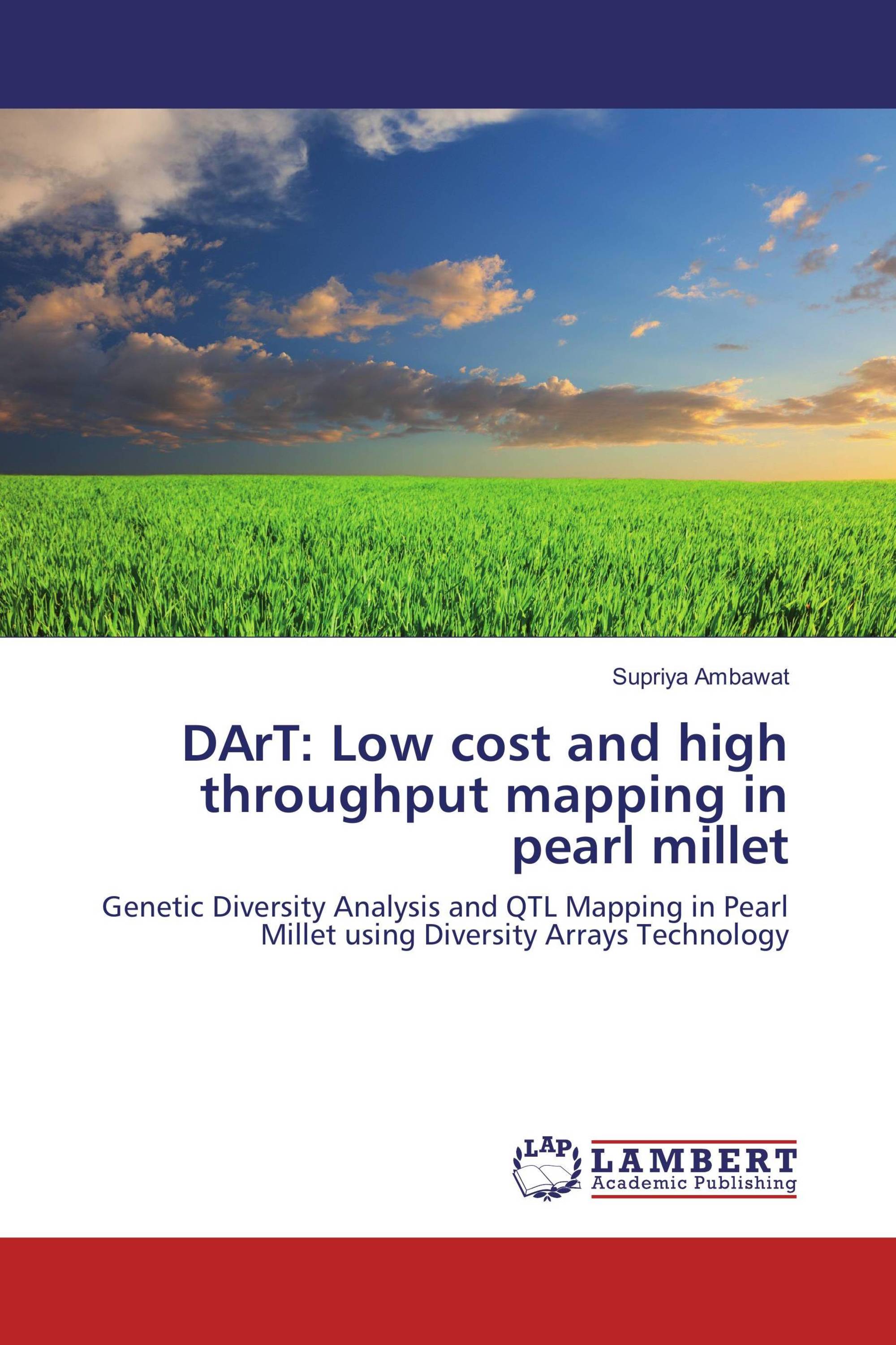 DArT: Low cost and high throughput mapping in pearl millet