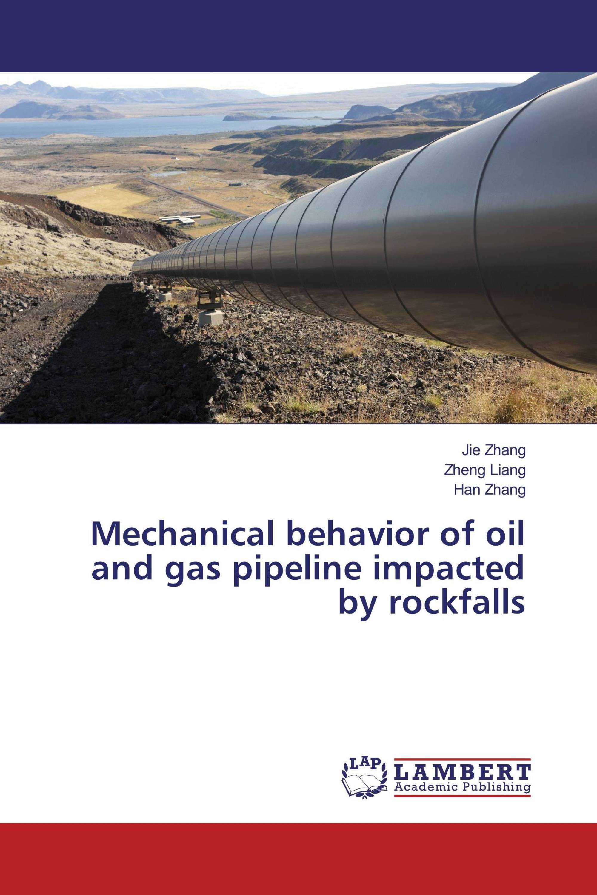 Mechanical behavior of oil and gas pipeline impacted by rockfalls