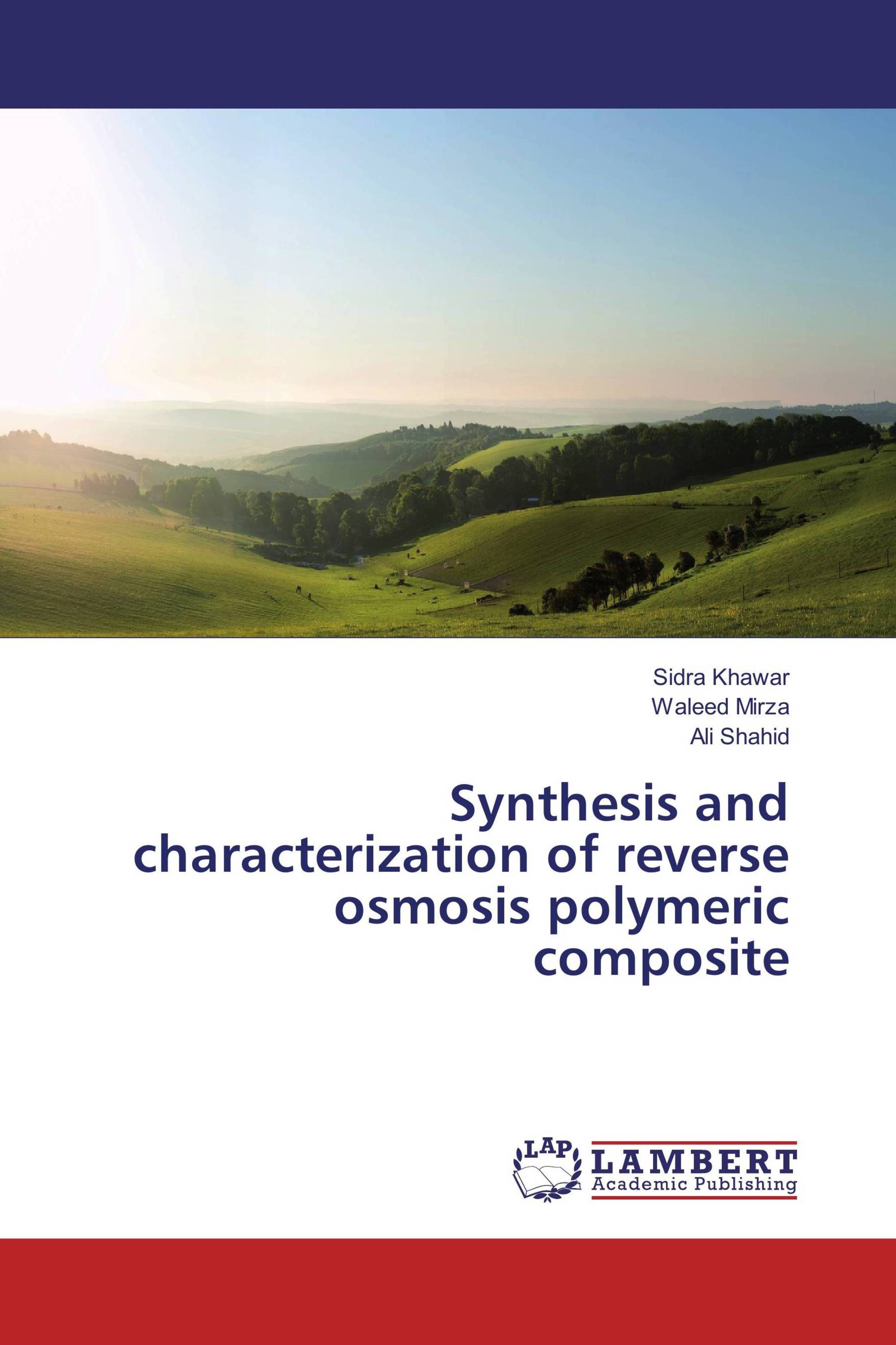 Synthesis and characterization of reverse osmosis polymeric composite