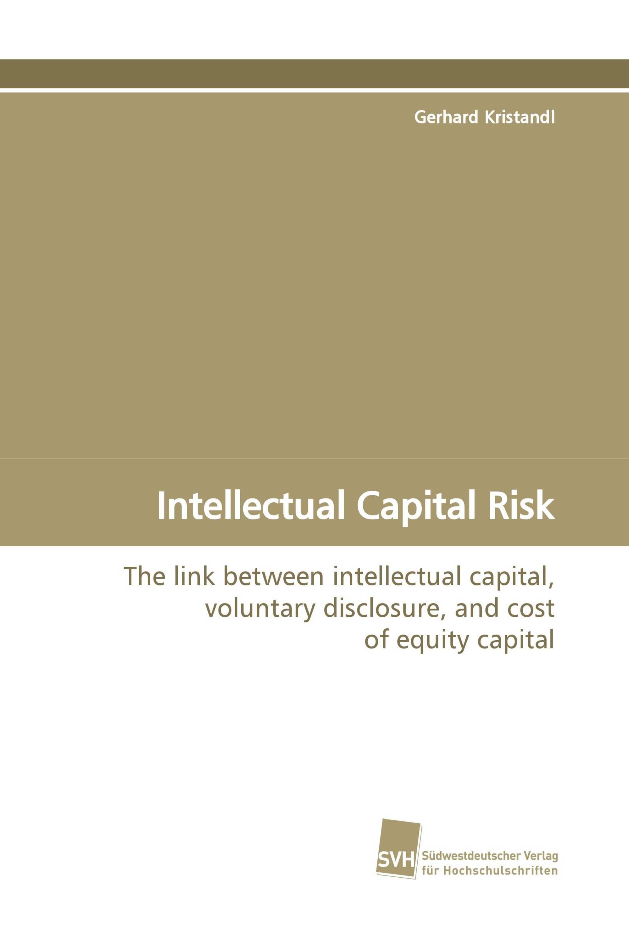 Intellectual Capital Risk