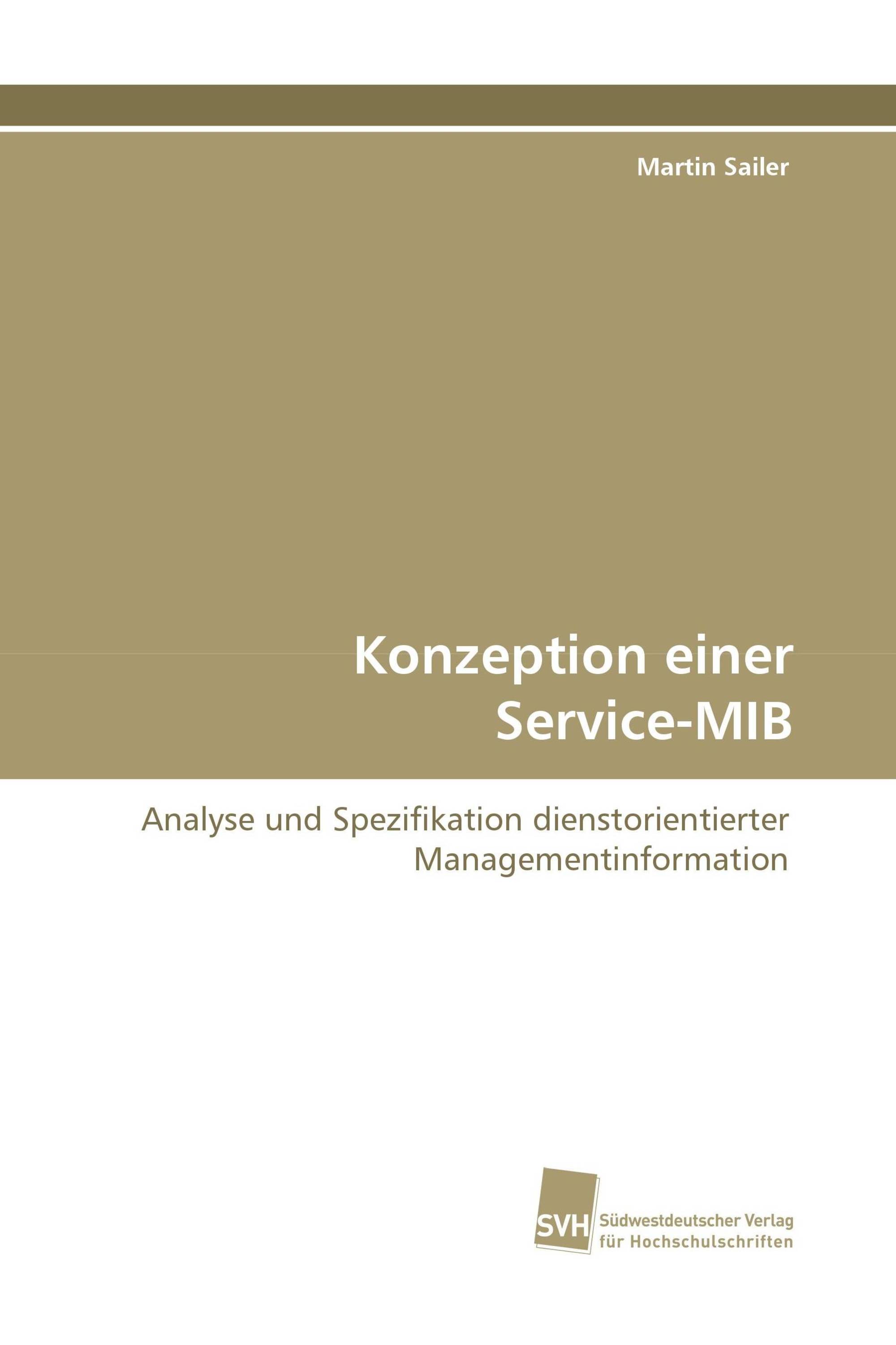 Konzeption einer Service-MIB