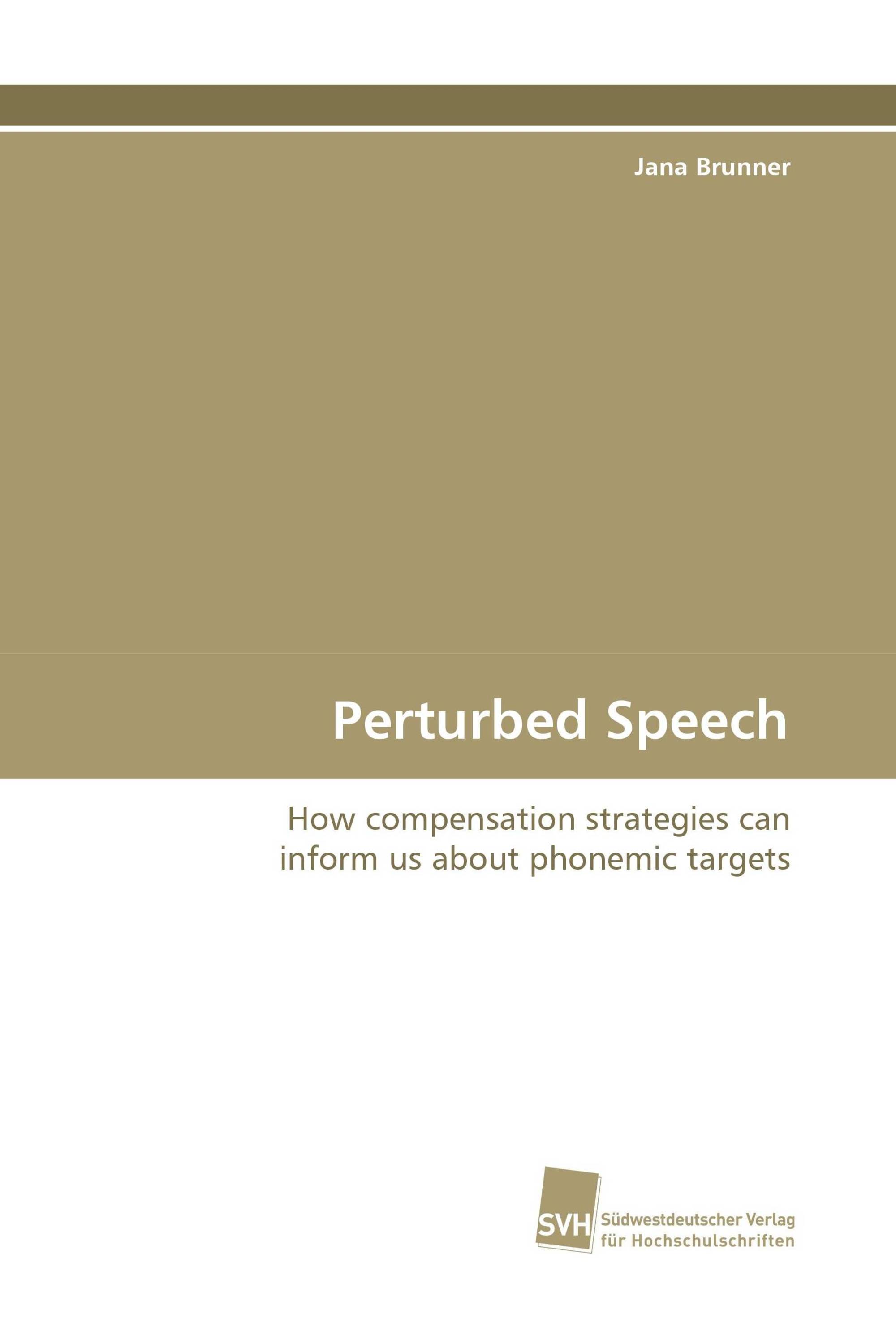 Perturbed Speech