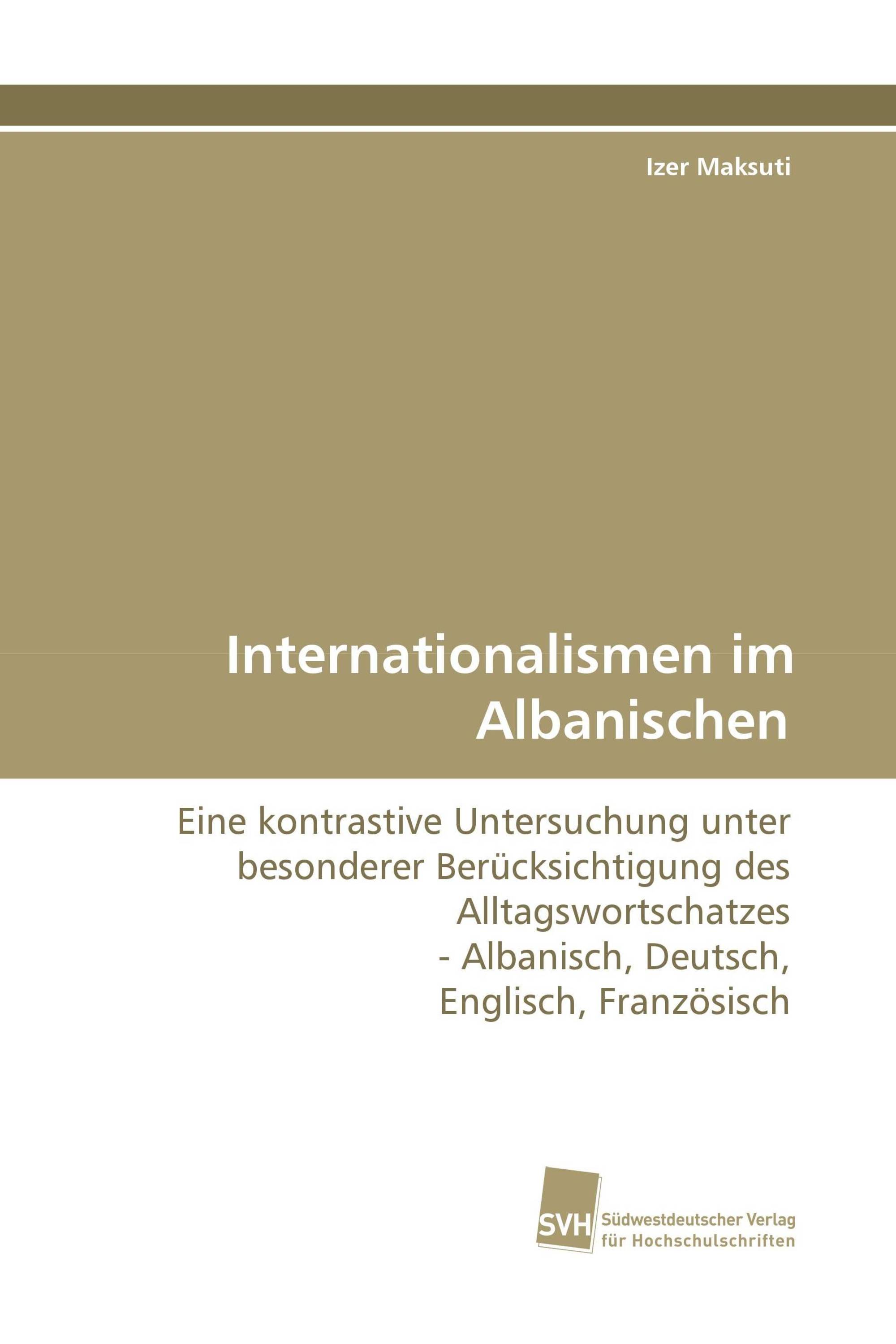 Internationalismen im Albanischen