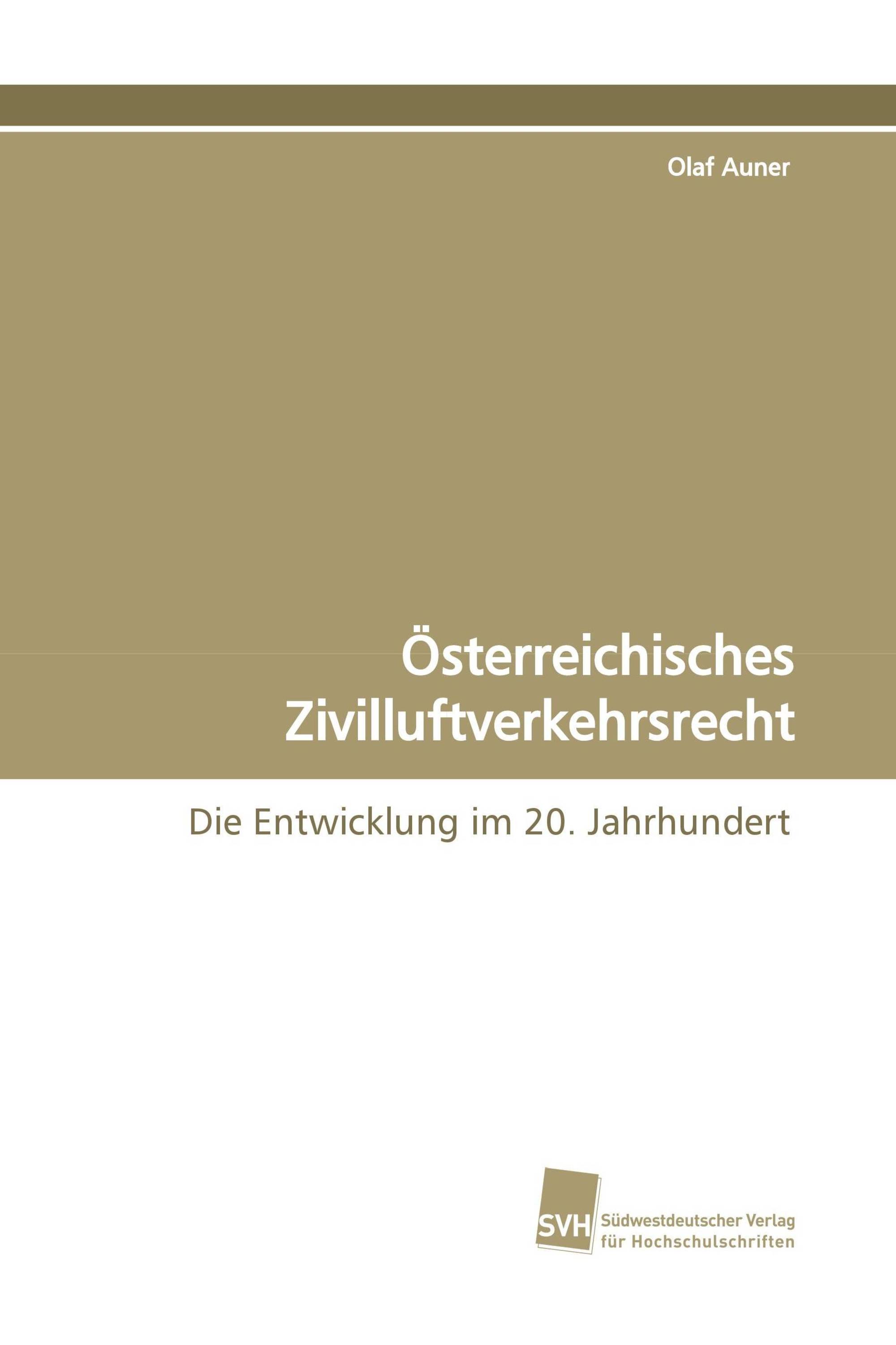 Österreichisches Zivilluftverkehrsrecht