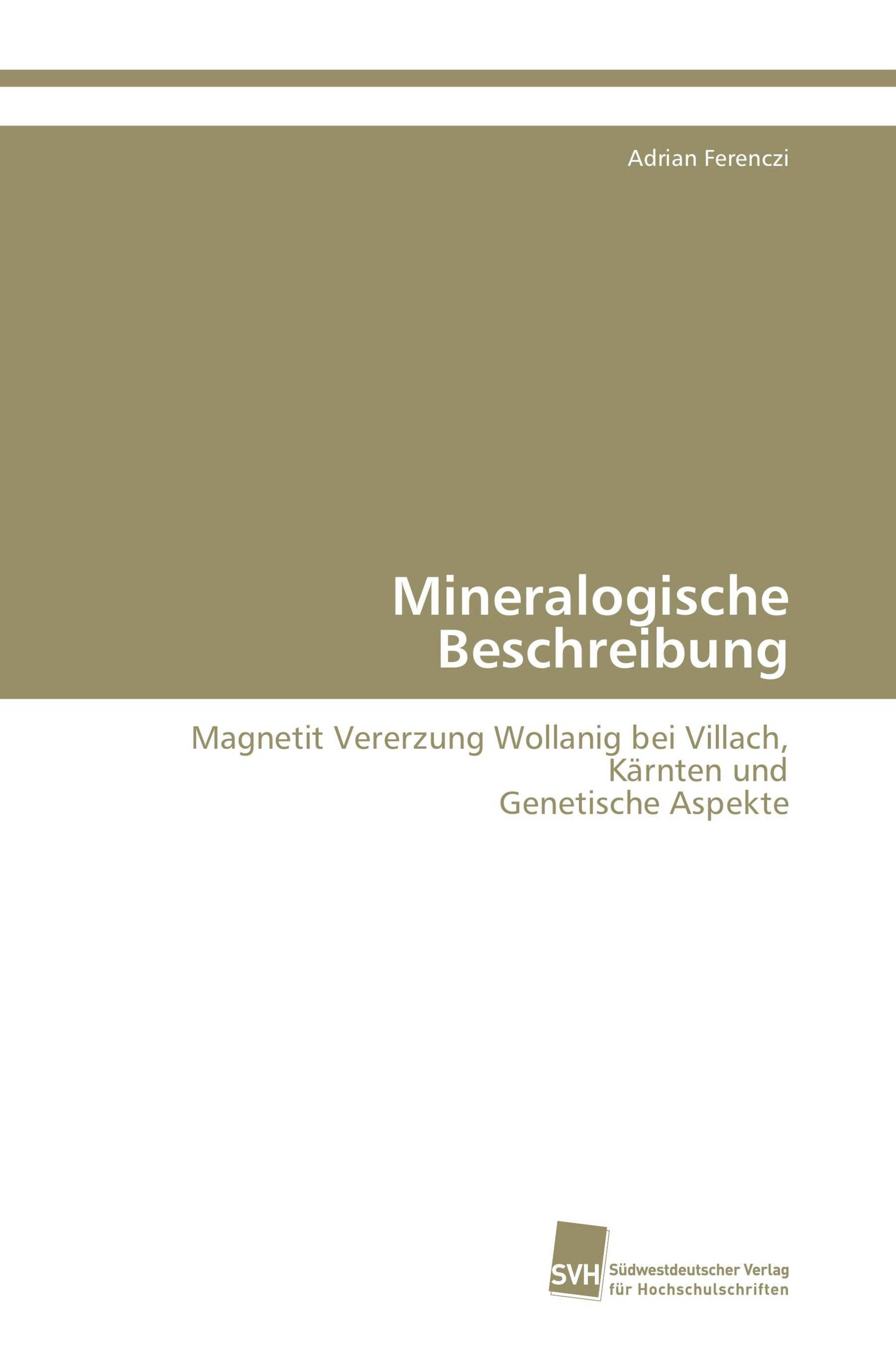 Mineralogische Beschreibung