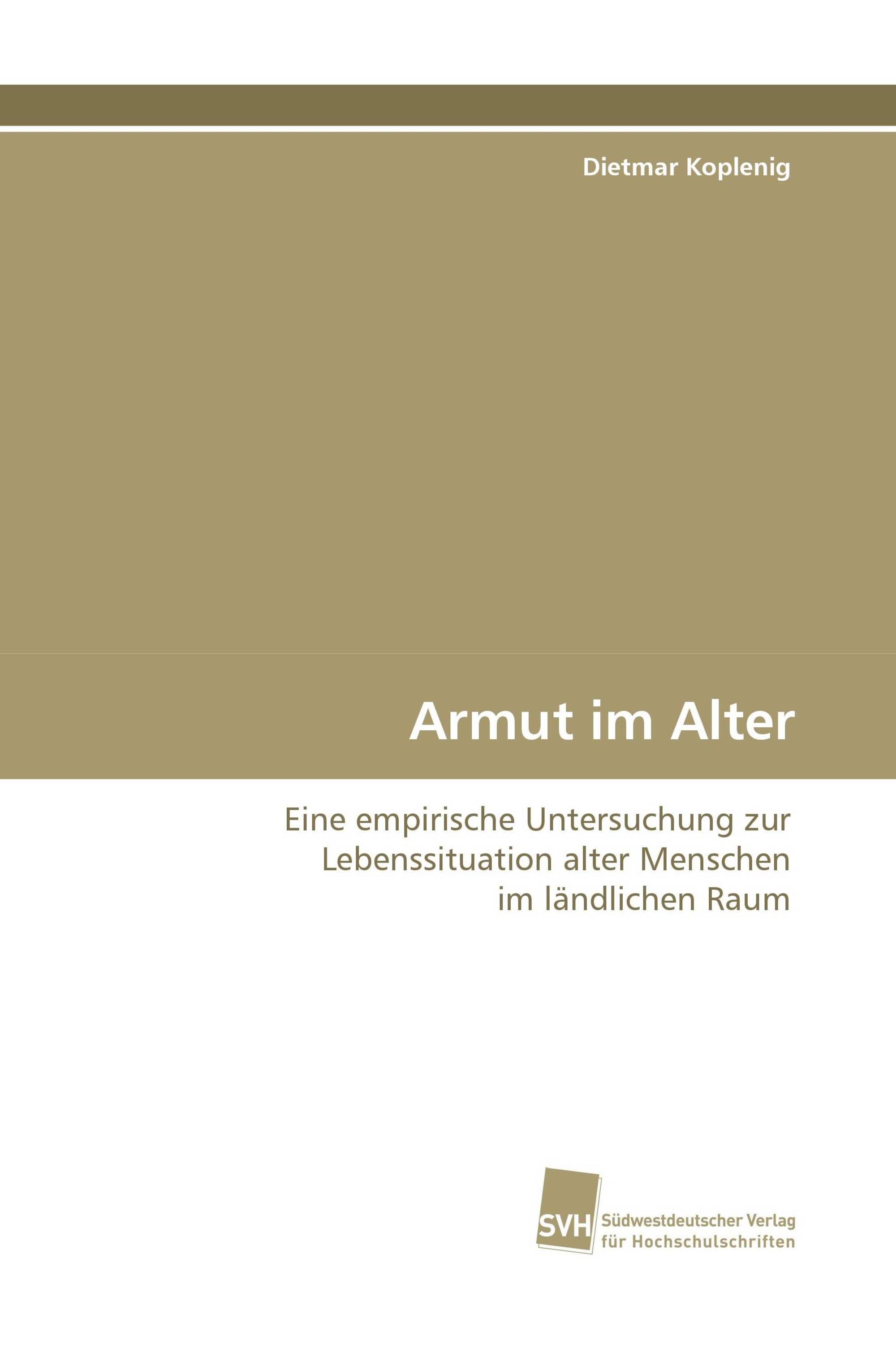 Armut im Alter