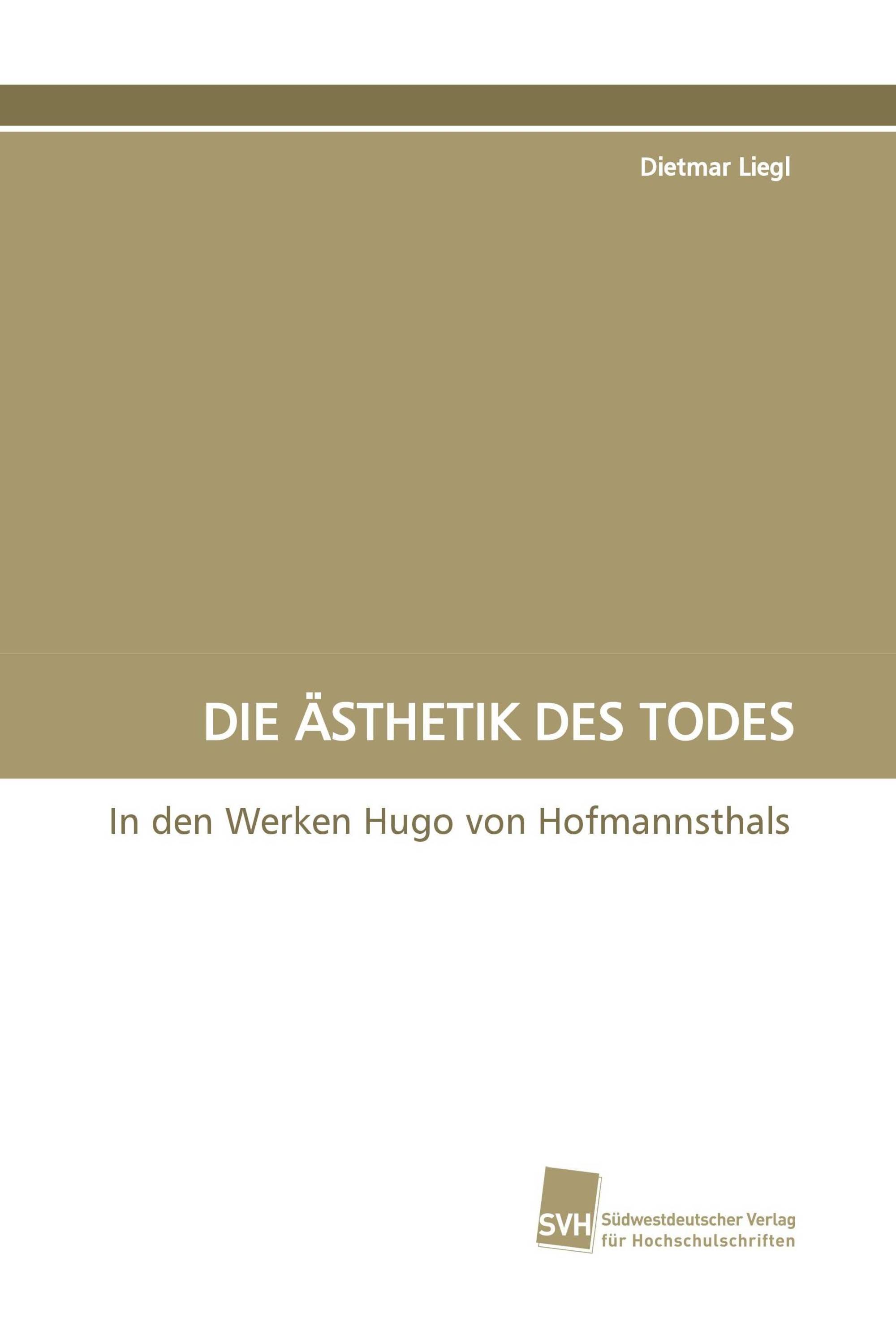 DIE ÄSTHETIK DES TODES