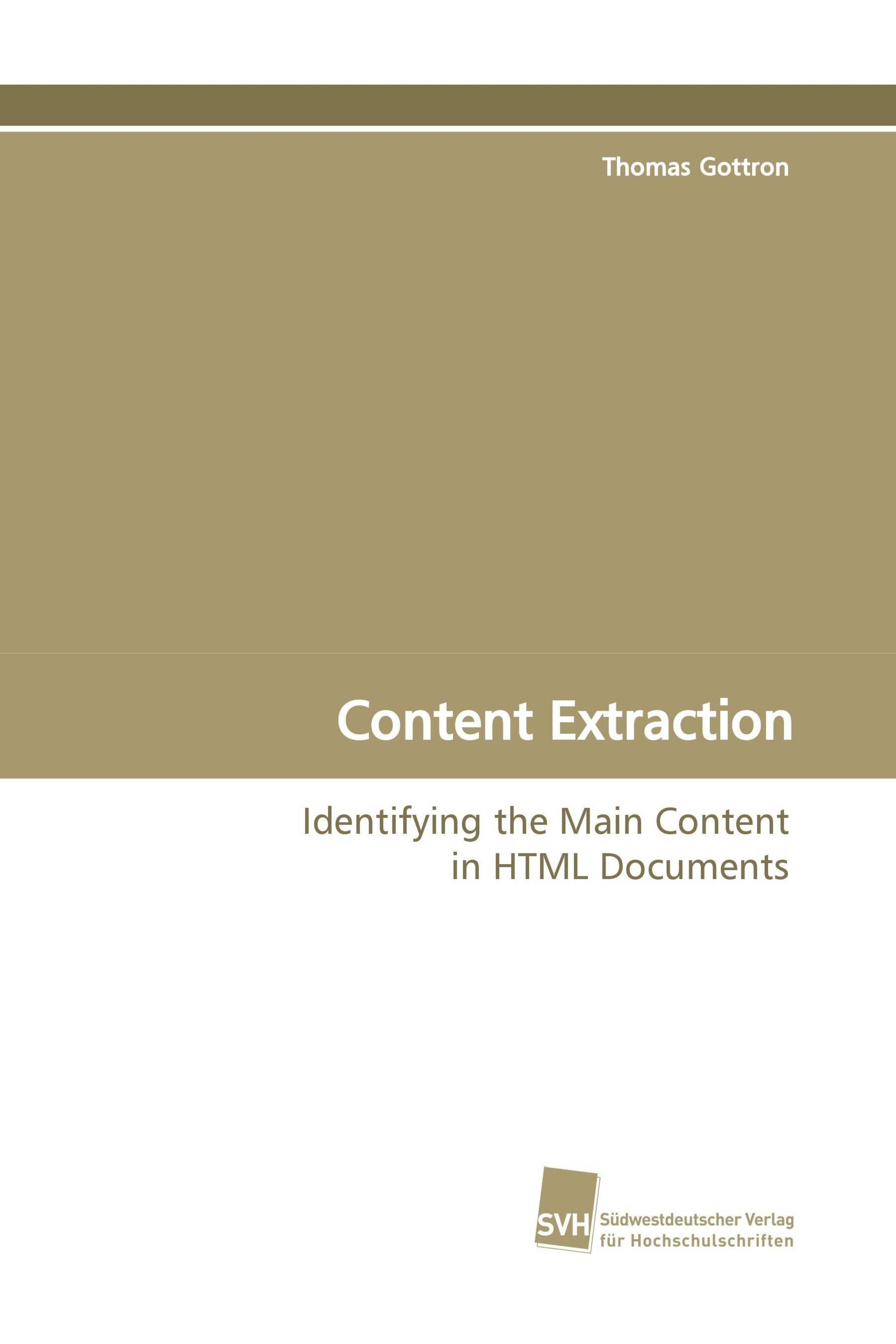 Content Extraction