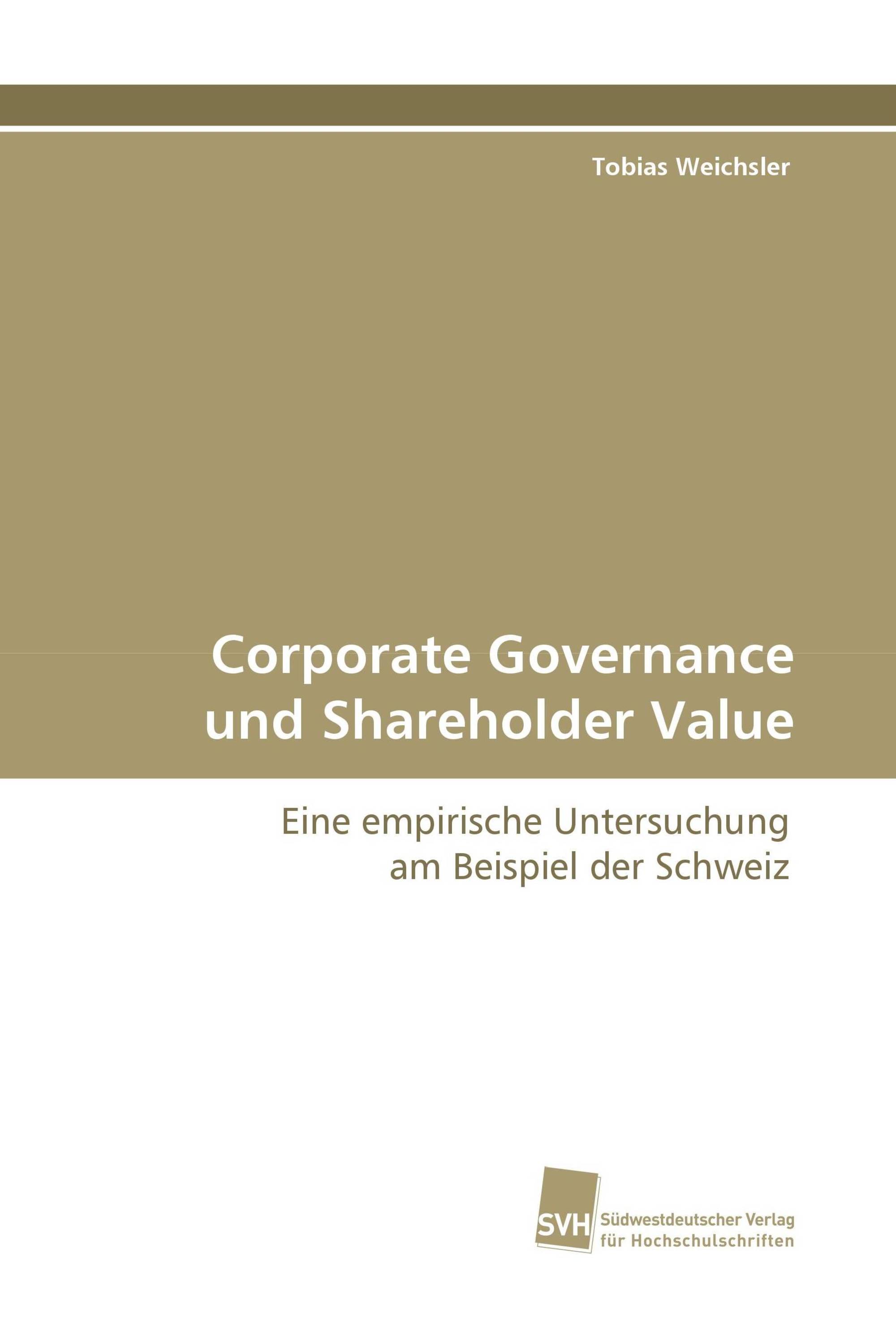 Corporate Governance und Shareholder Value