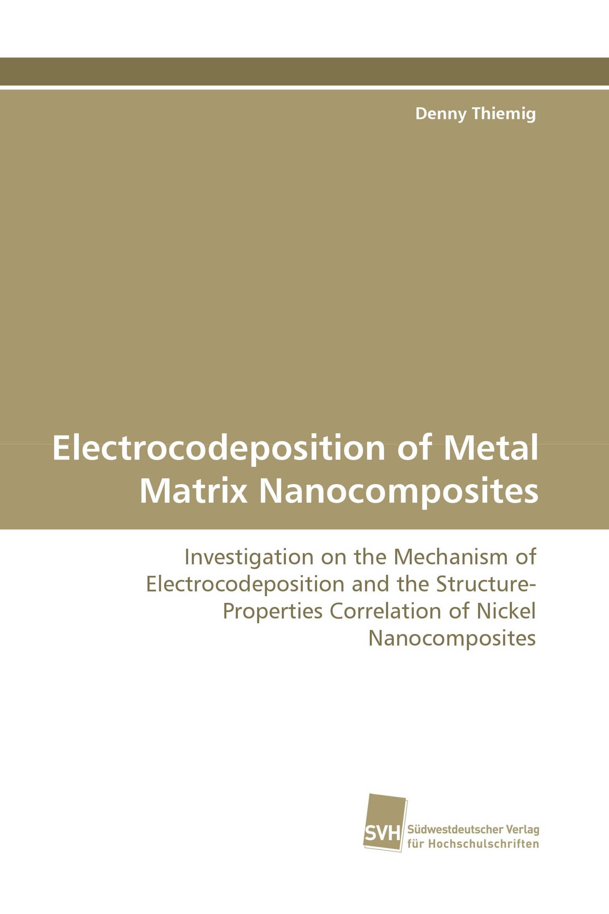 Electrocodeposition of Metal Matrix Nanocomposites