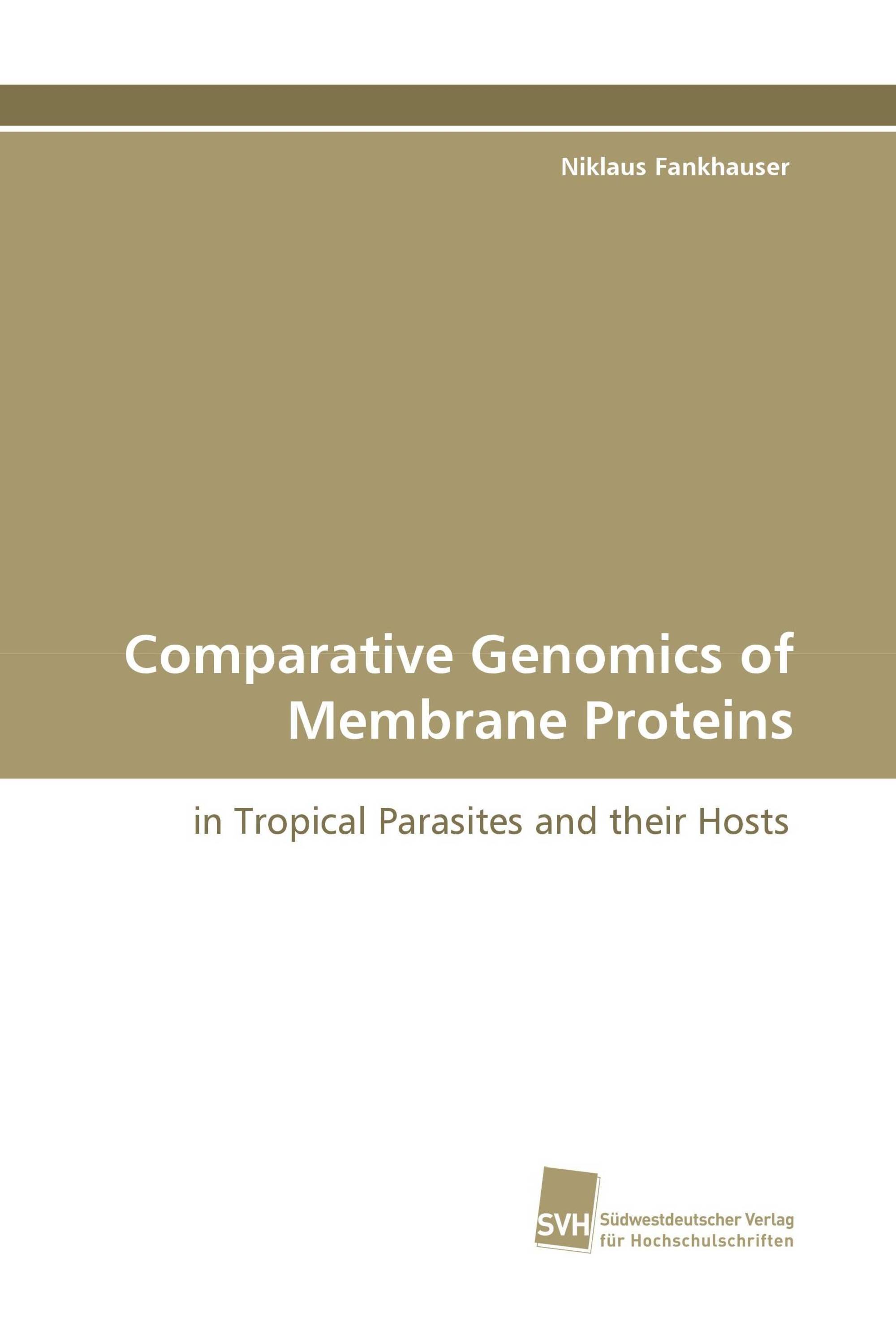 Comparative Genomics of Membrane Proteins