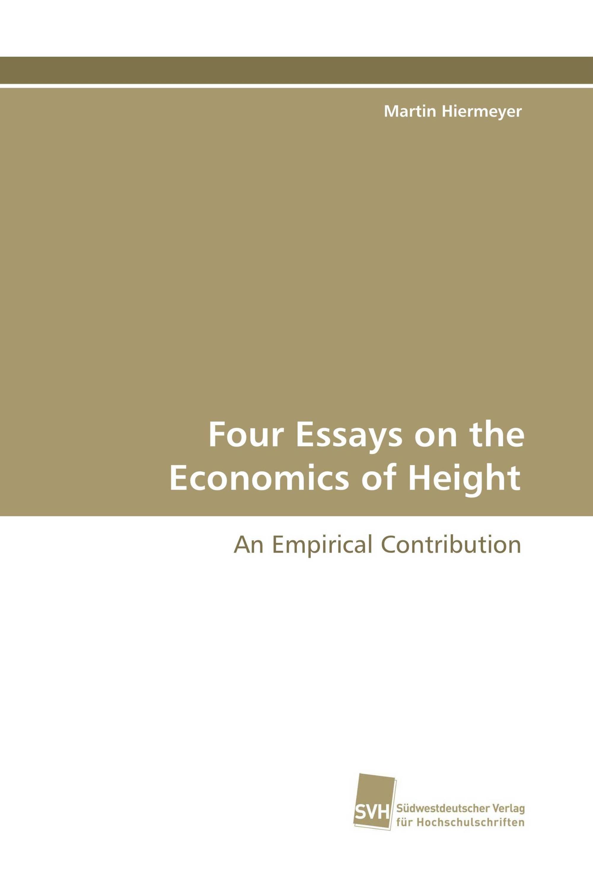 Four Essays on the Economics of Height