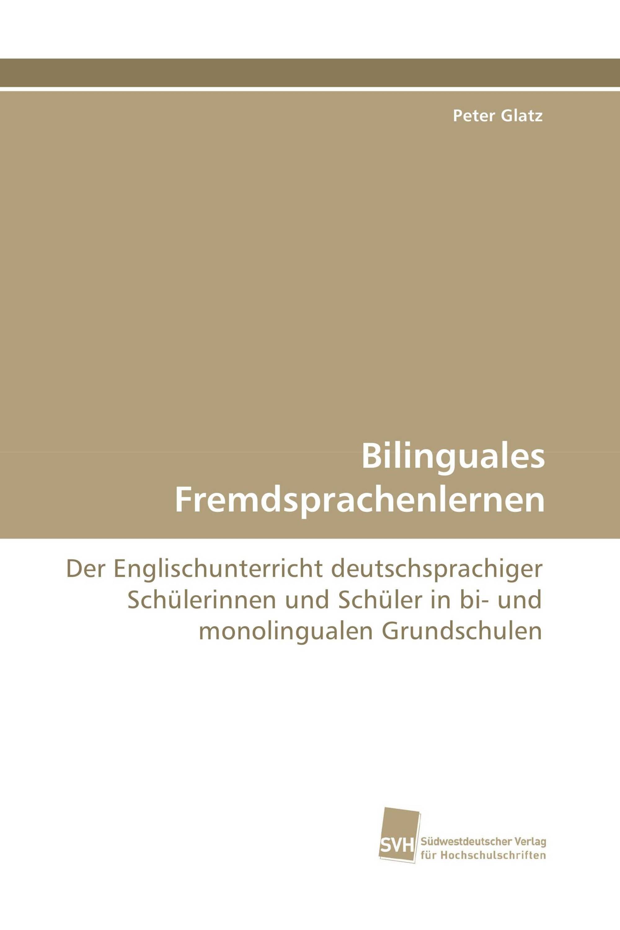 Bilinguales Fremdsprachenlernen