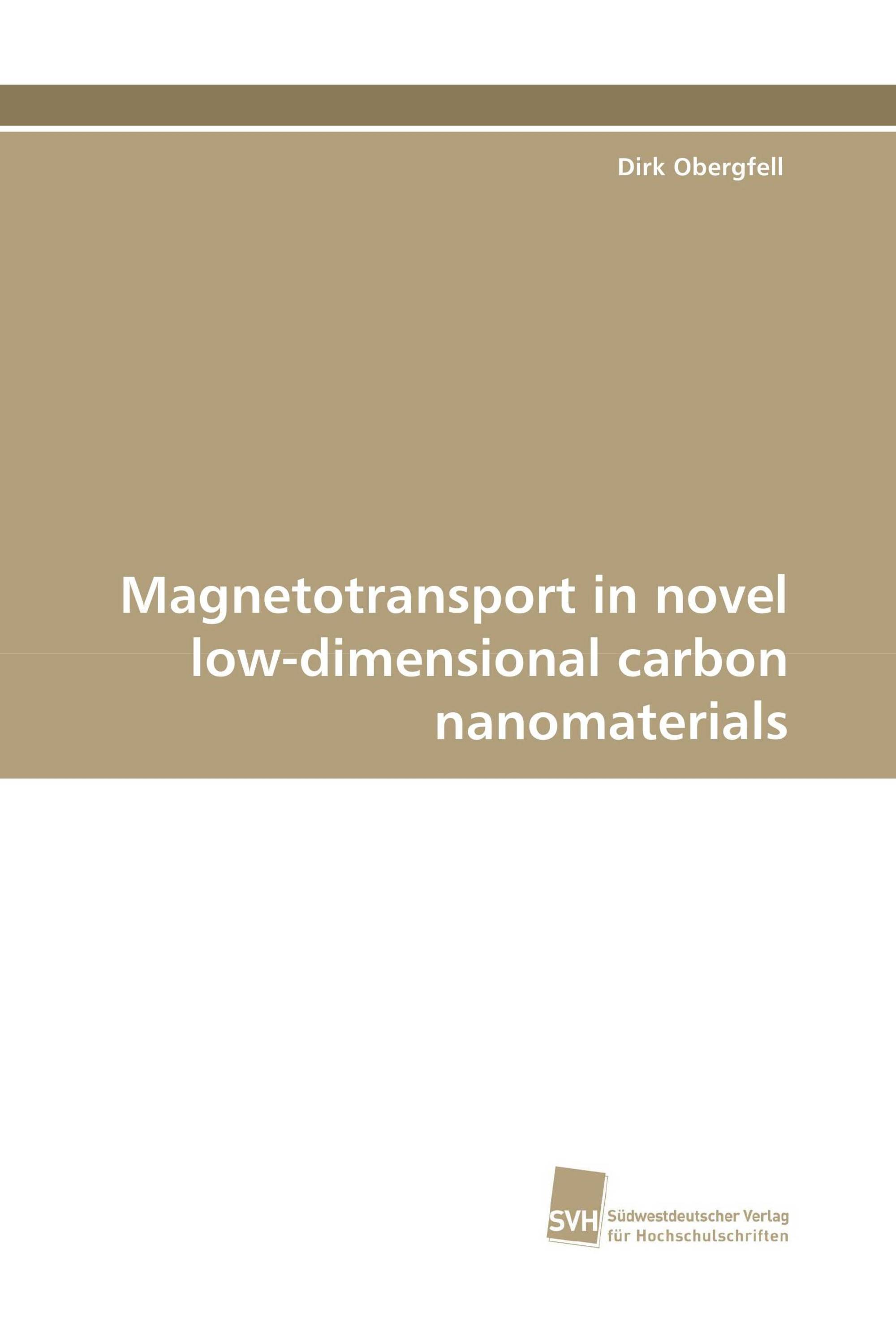 Magnetotransport in novel low-dimensional carbon nanomaterials