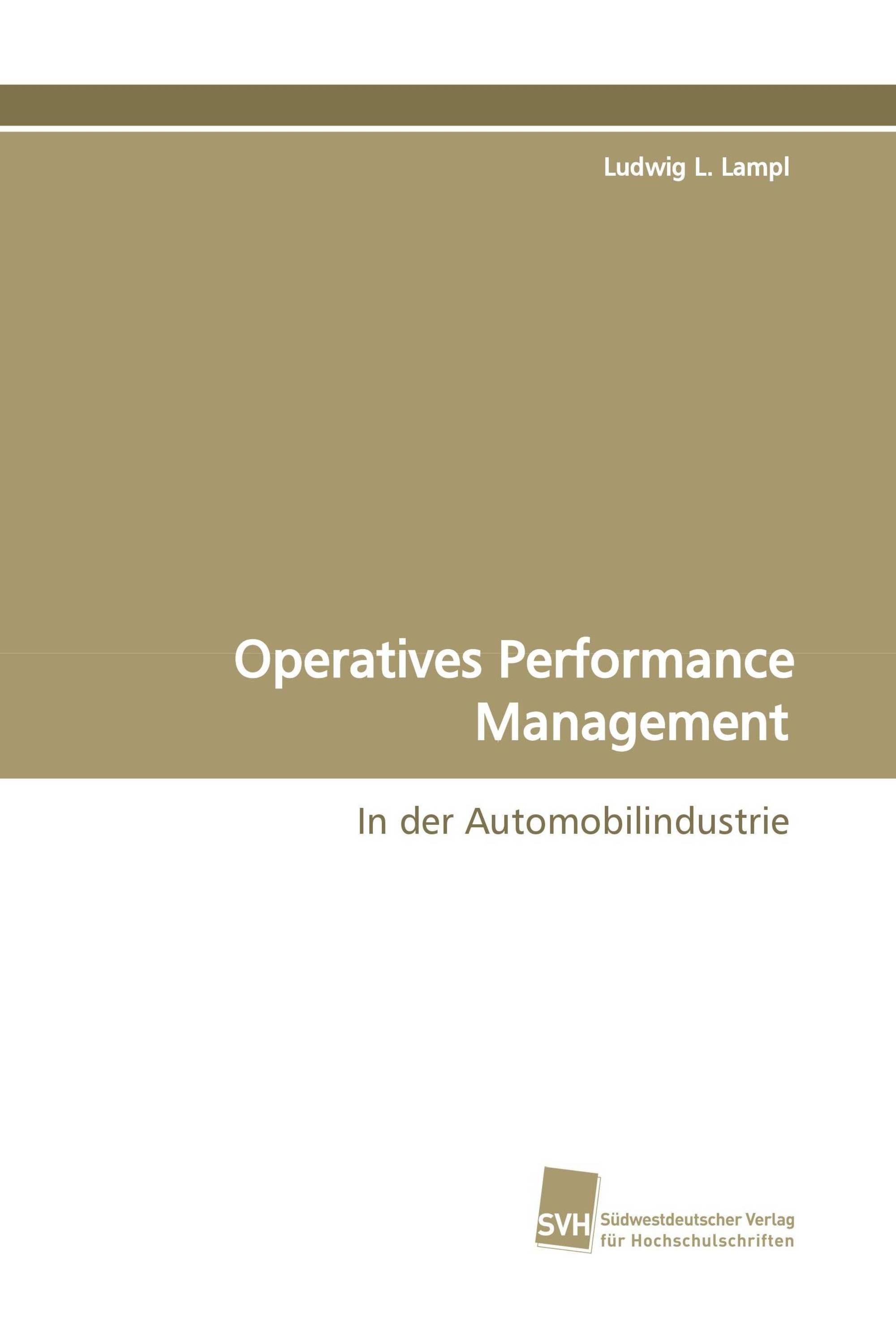 Operatives Performance Management