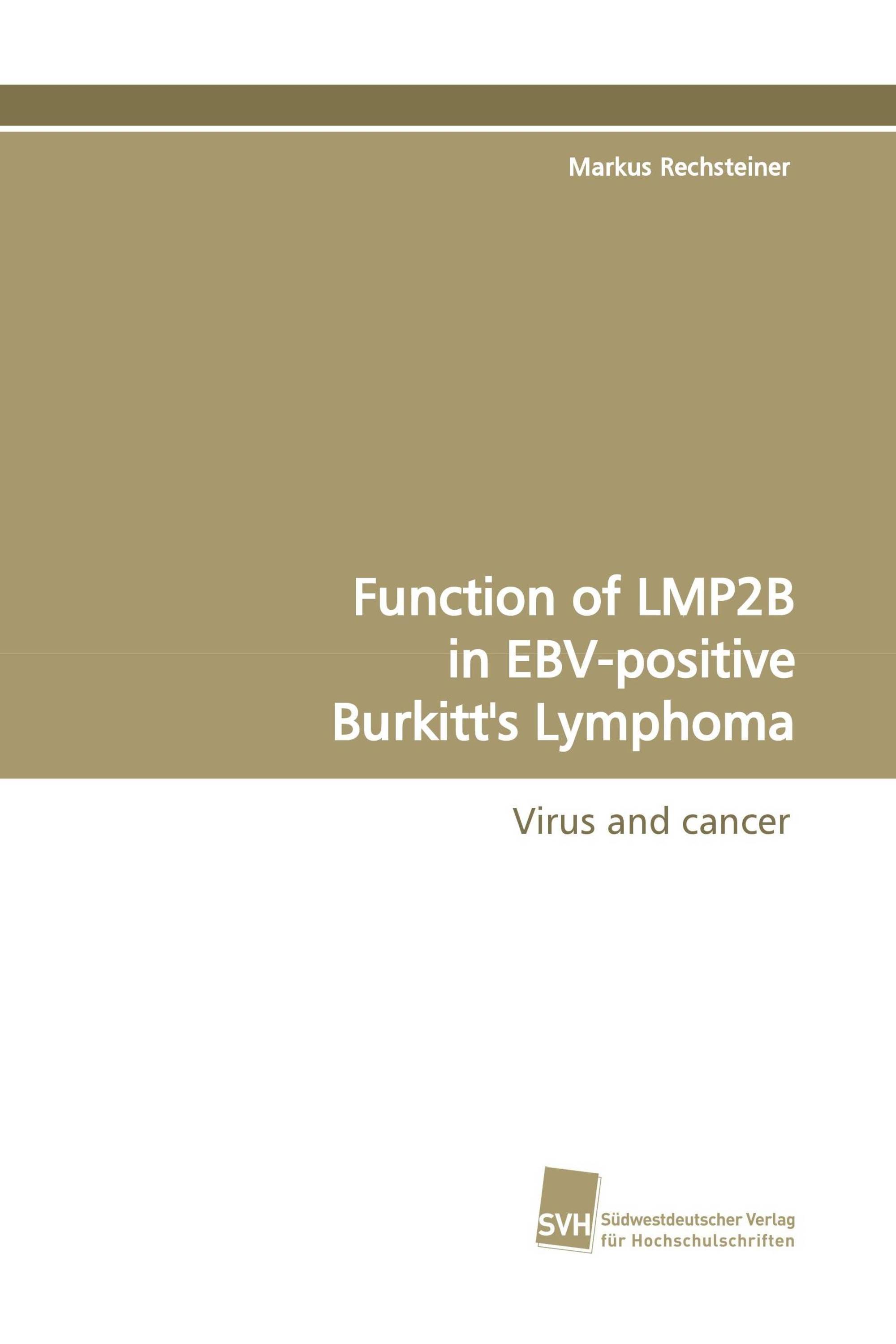 Function of LMP2B in EBV-positive Burkitt's Lymphoma