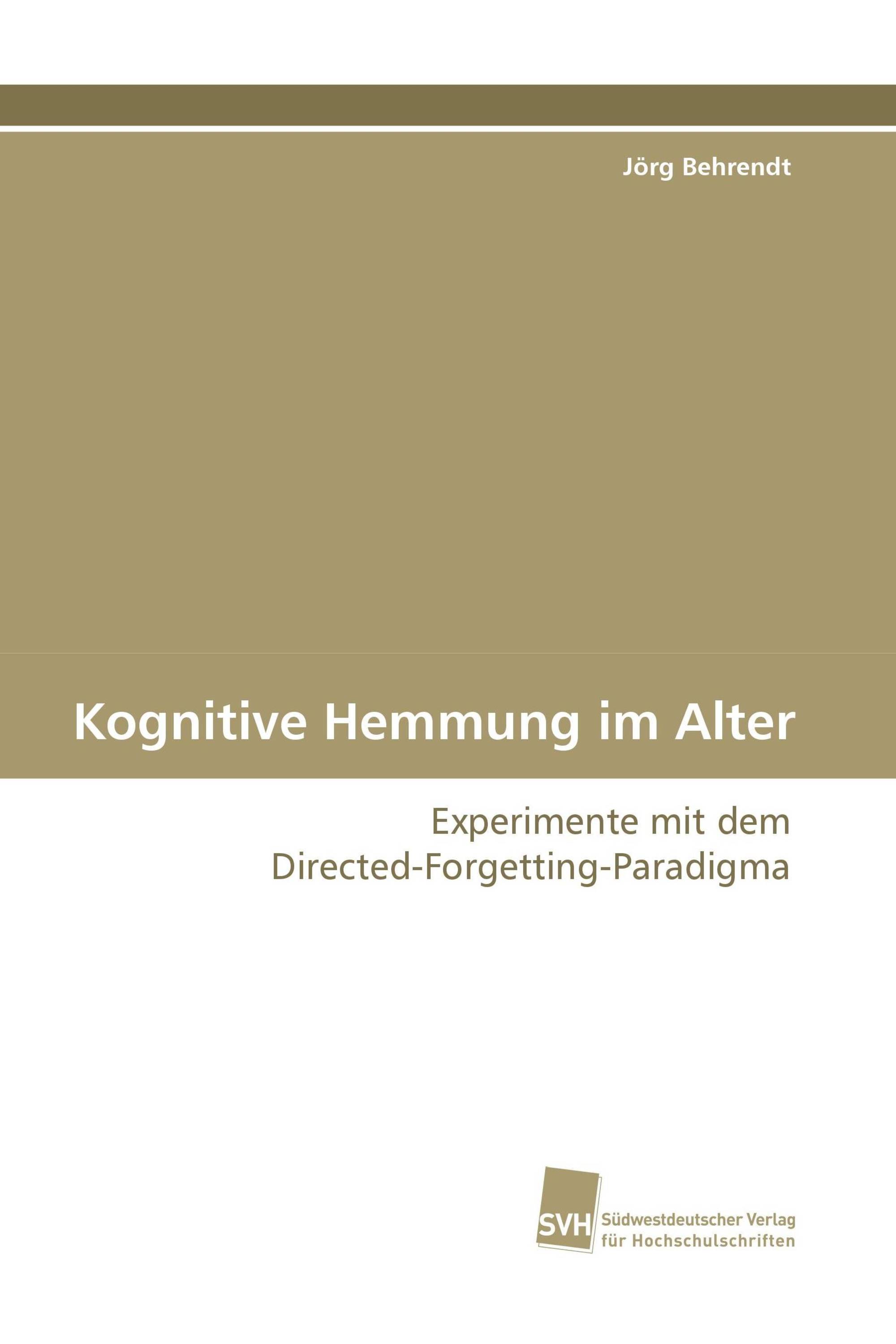 Kognitive Hemmung im Alter