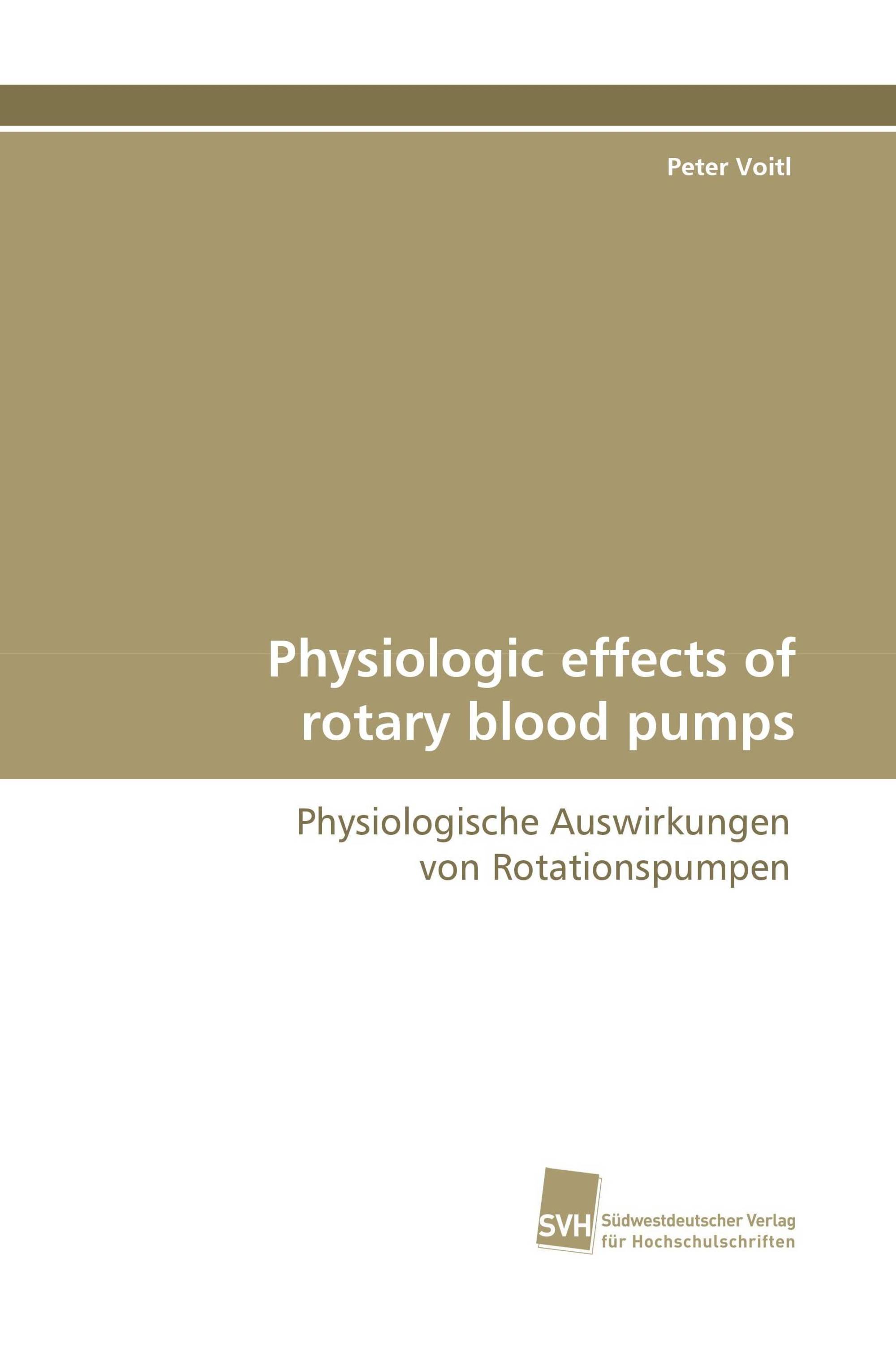 Physiologic effects of rotary blood pumps