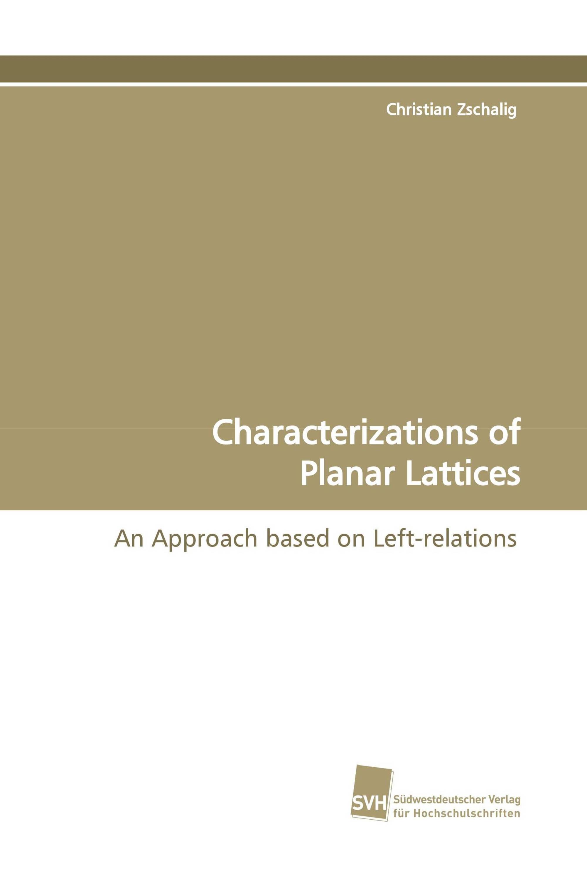 Characterizations of Planar Lattices