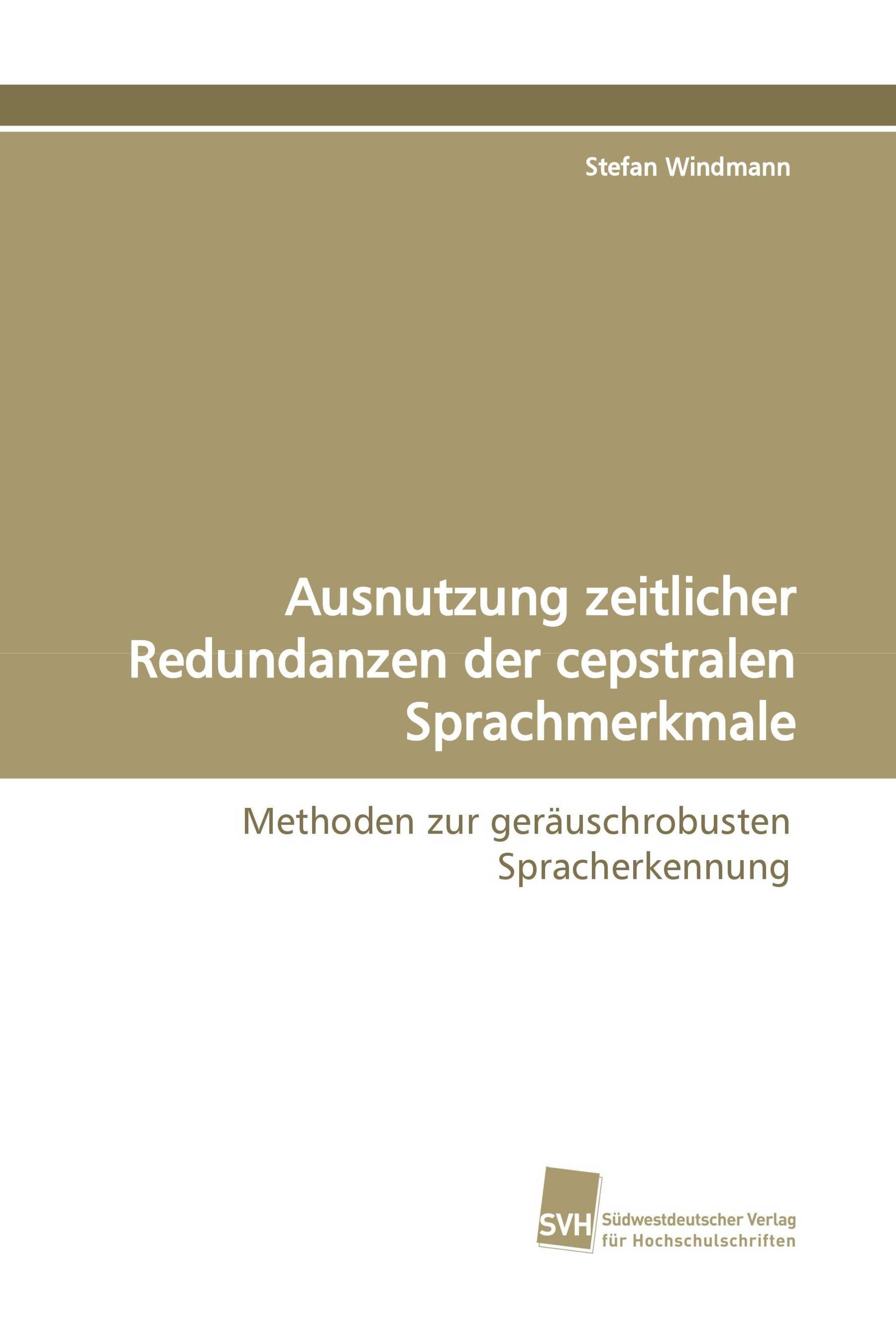 Ausnutzung zeitlicher Redundanzen der cepstralen Sprachmerkmale