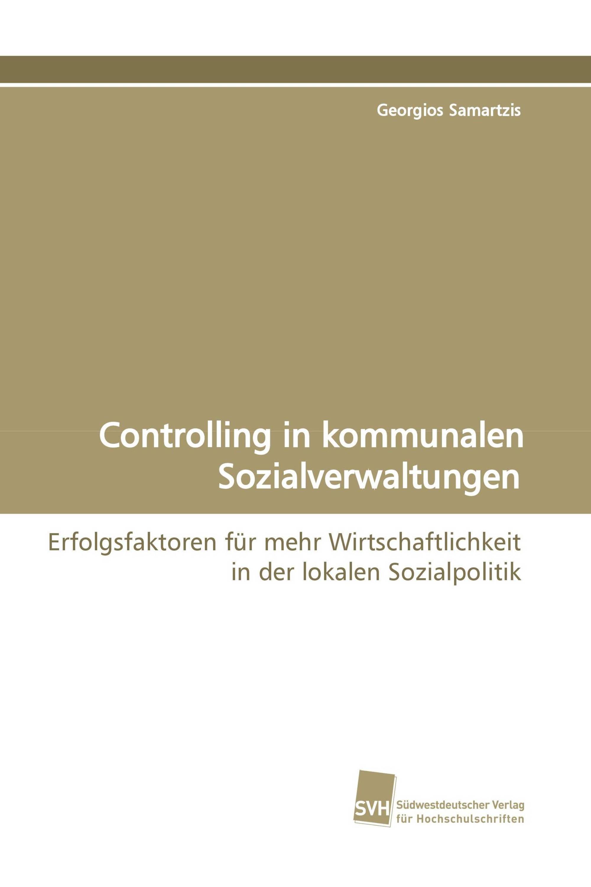 Controlling in kommunalen Sozialverwaltungen