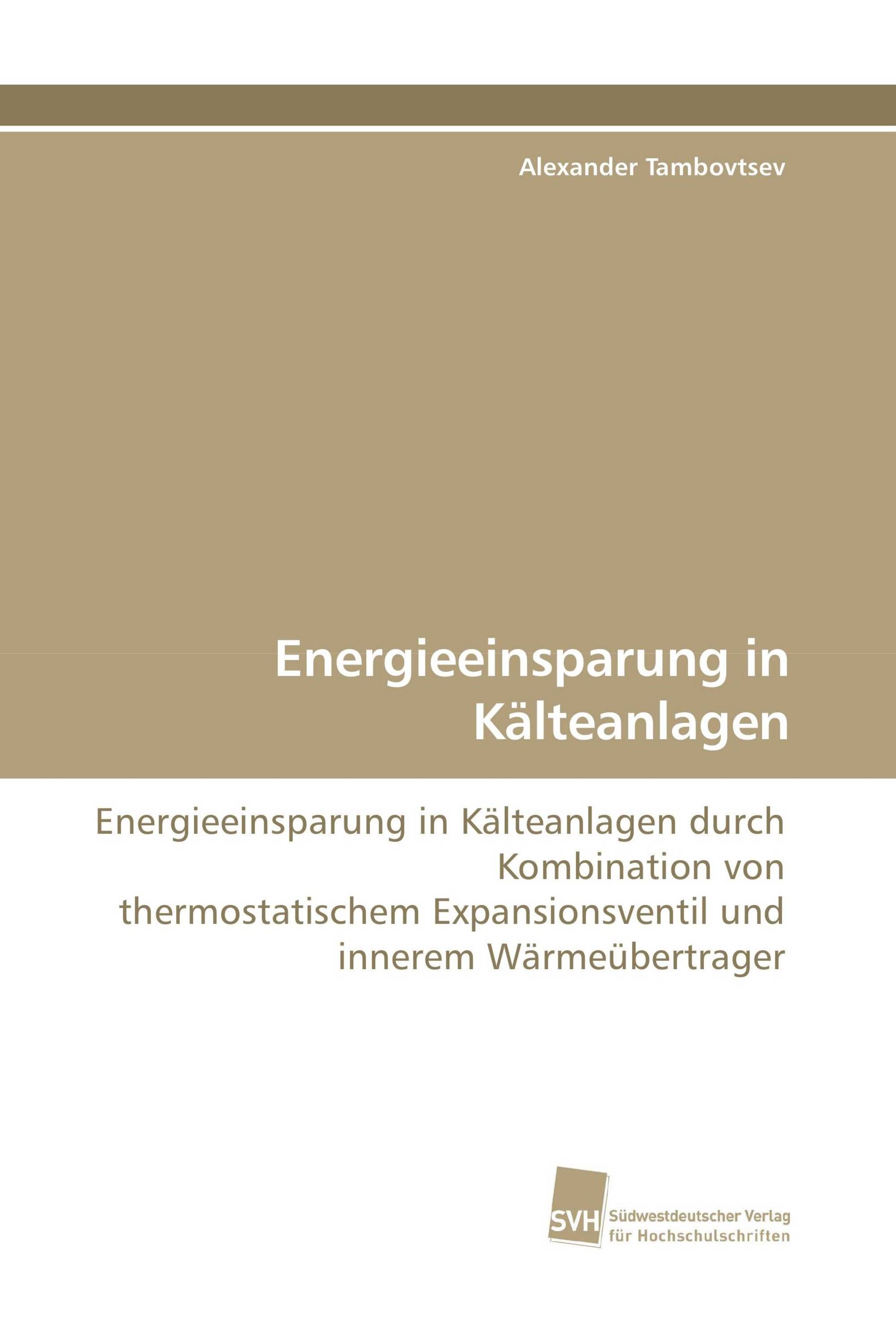 Energieeinsparung in Kälteanlagen