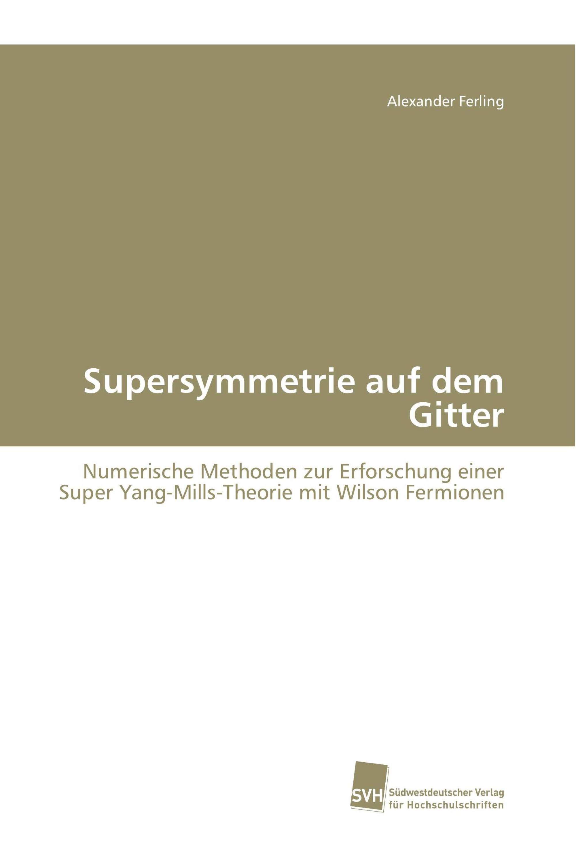 Supersymmetrie auf dem Gitter