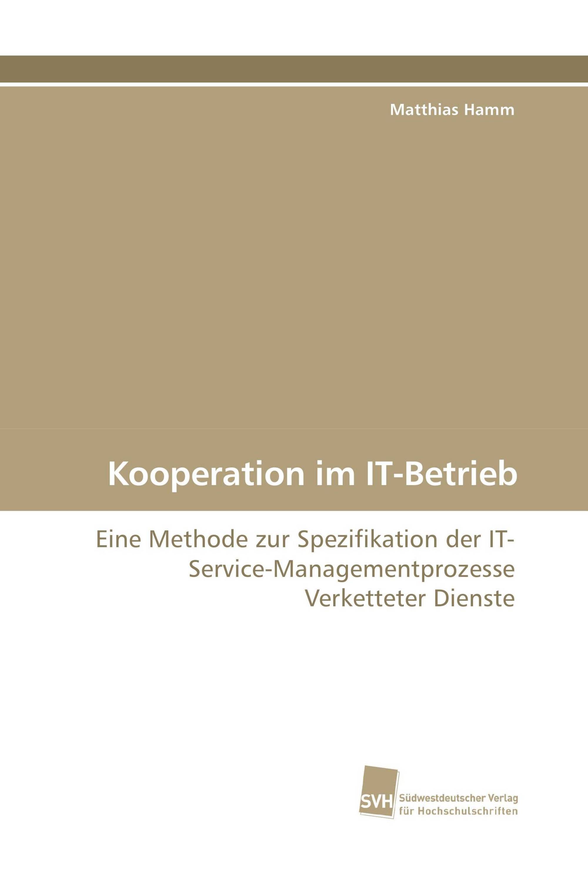 Kooperation im IT-Betrieb