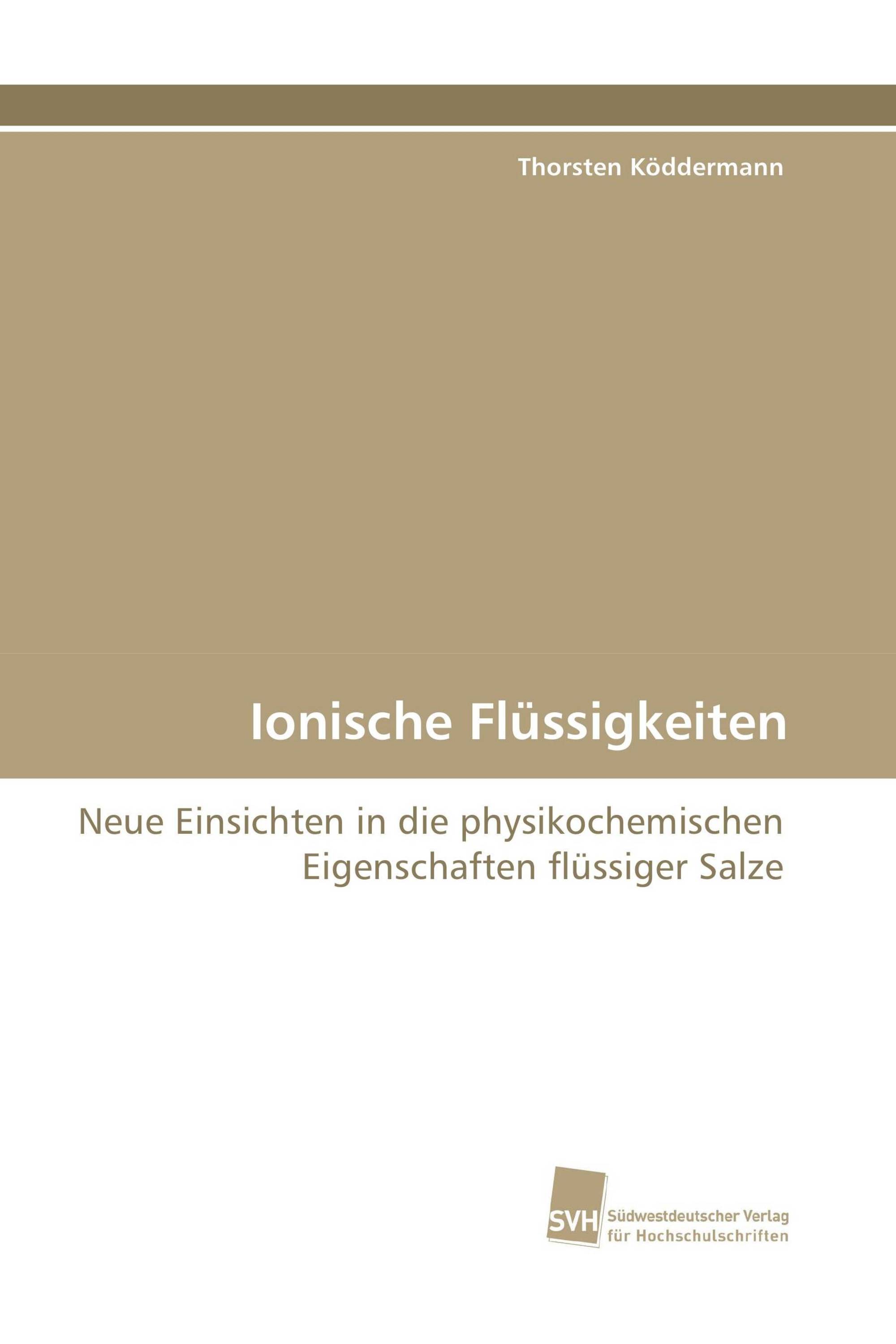 Ionische Flüssigkeiten