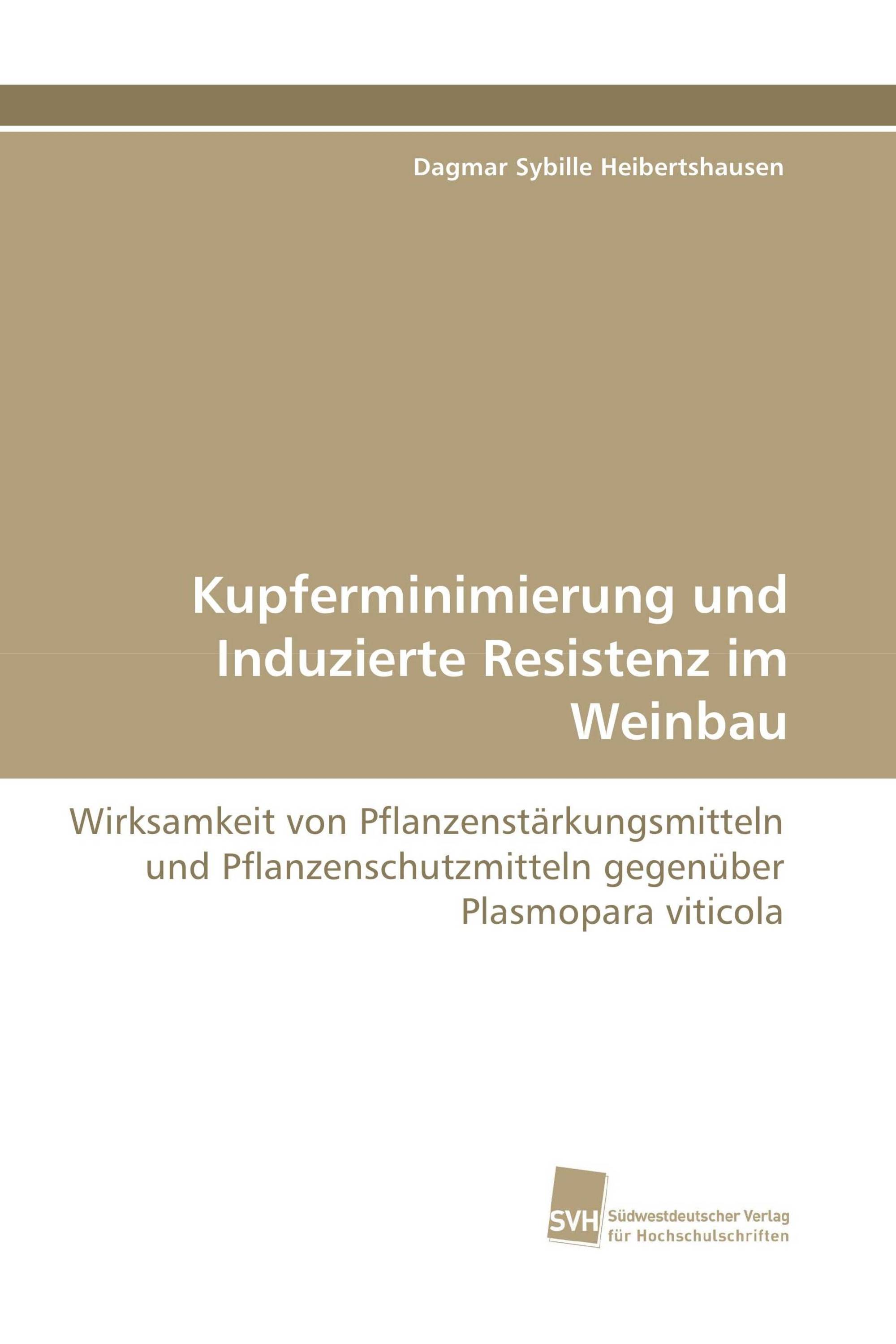 Kupferminimierung und Induzierte Resistenz im Weinbau