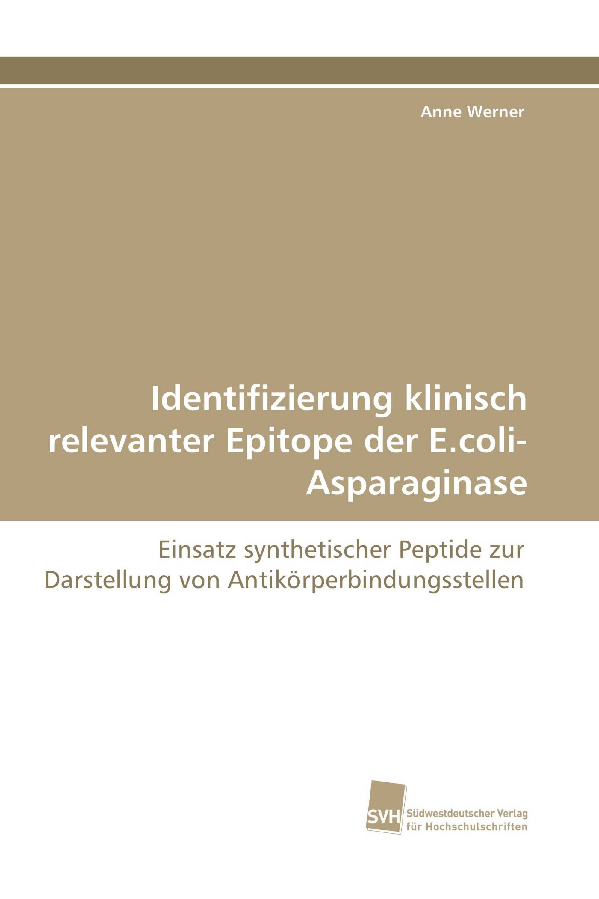 Identifizierung klinisch relevanter Epitope der E.coli-Asparaginase