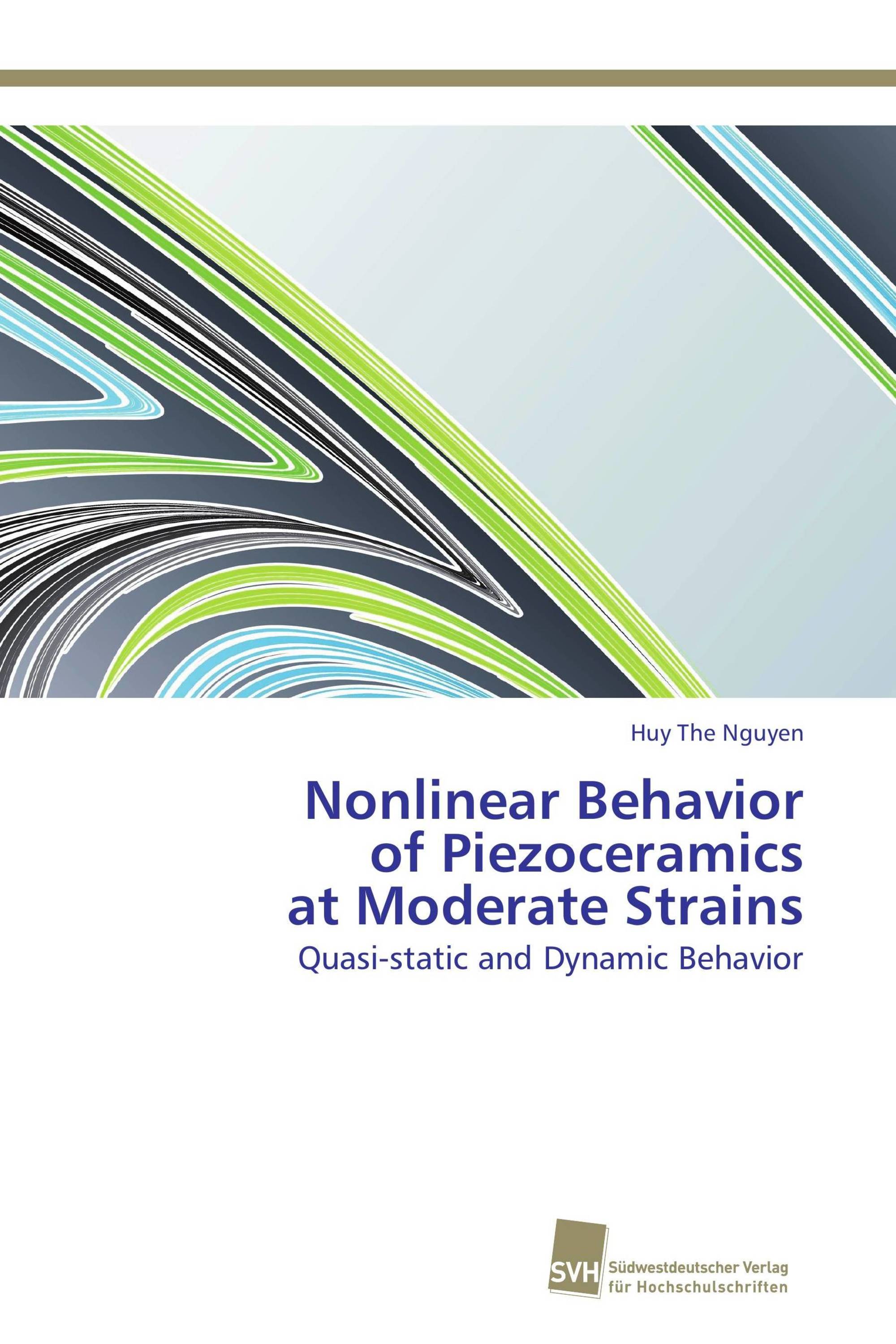 Nonlinear Behavior of Piezoceramics at Moderate Strains