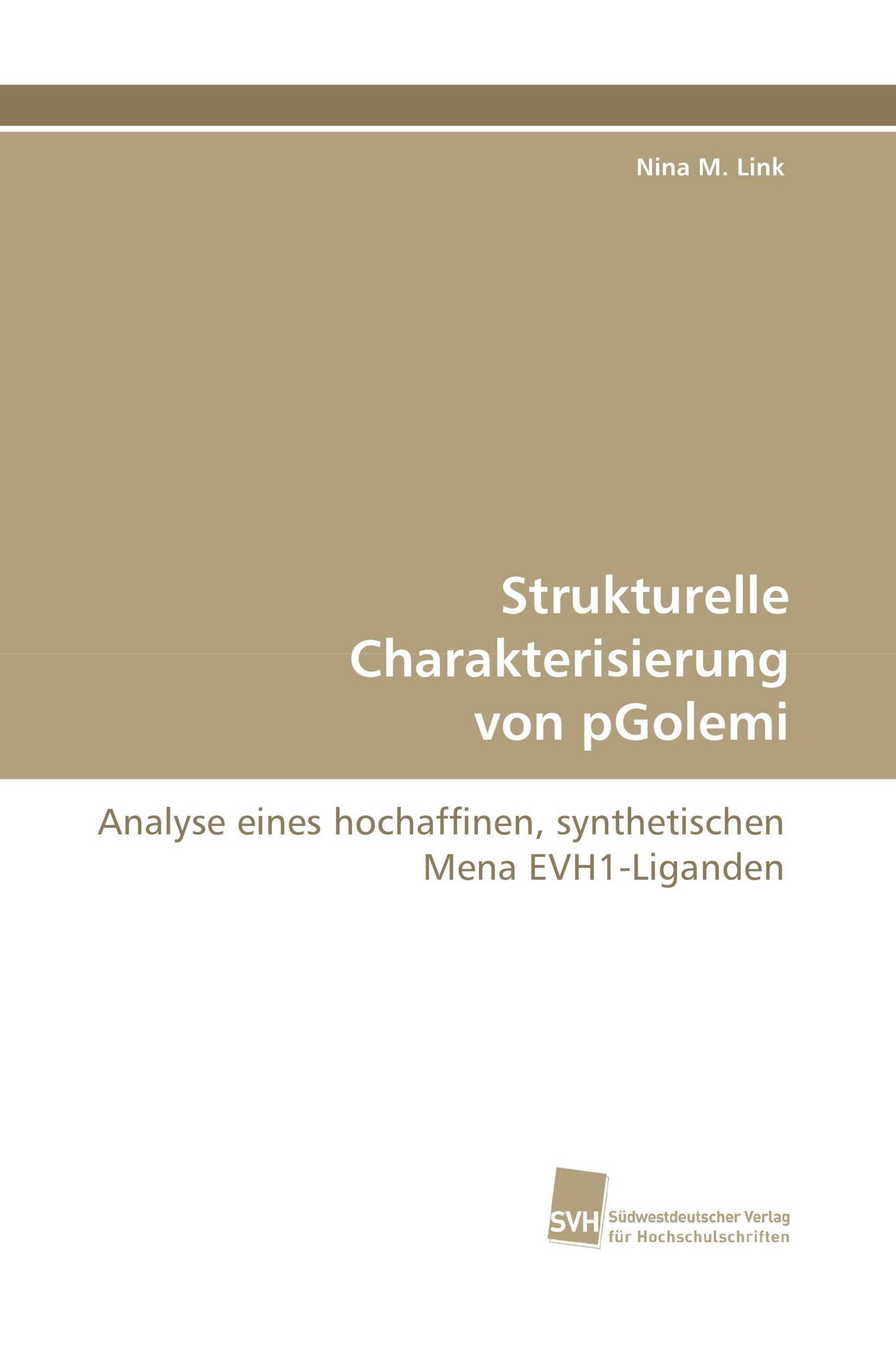 Strukturelle Charakterisierung von pGolemi