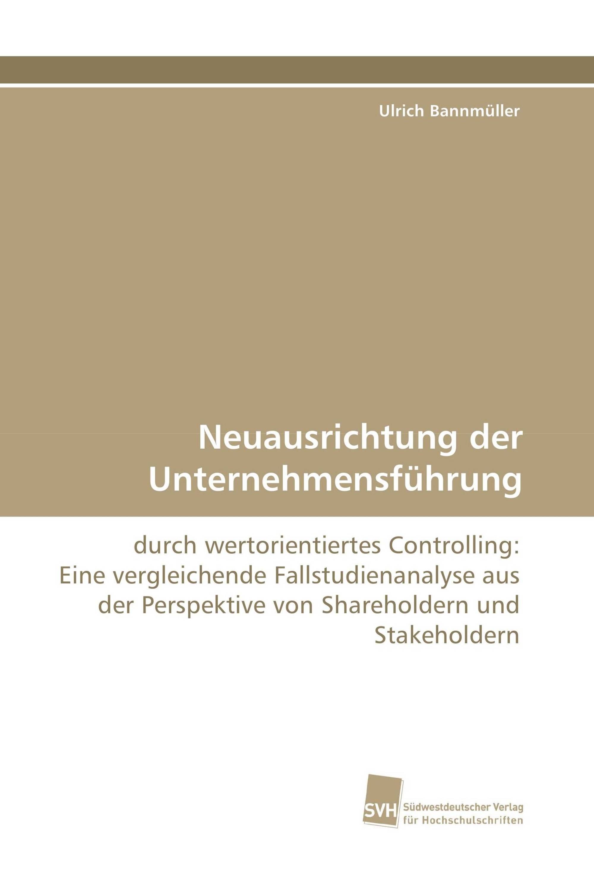 Neuausrichtung der Unternehmensführung