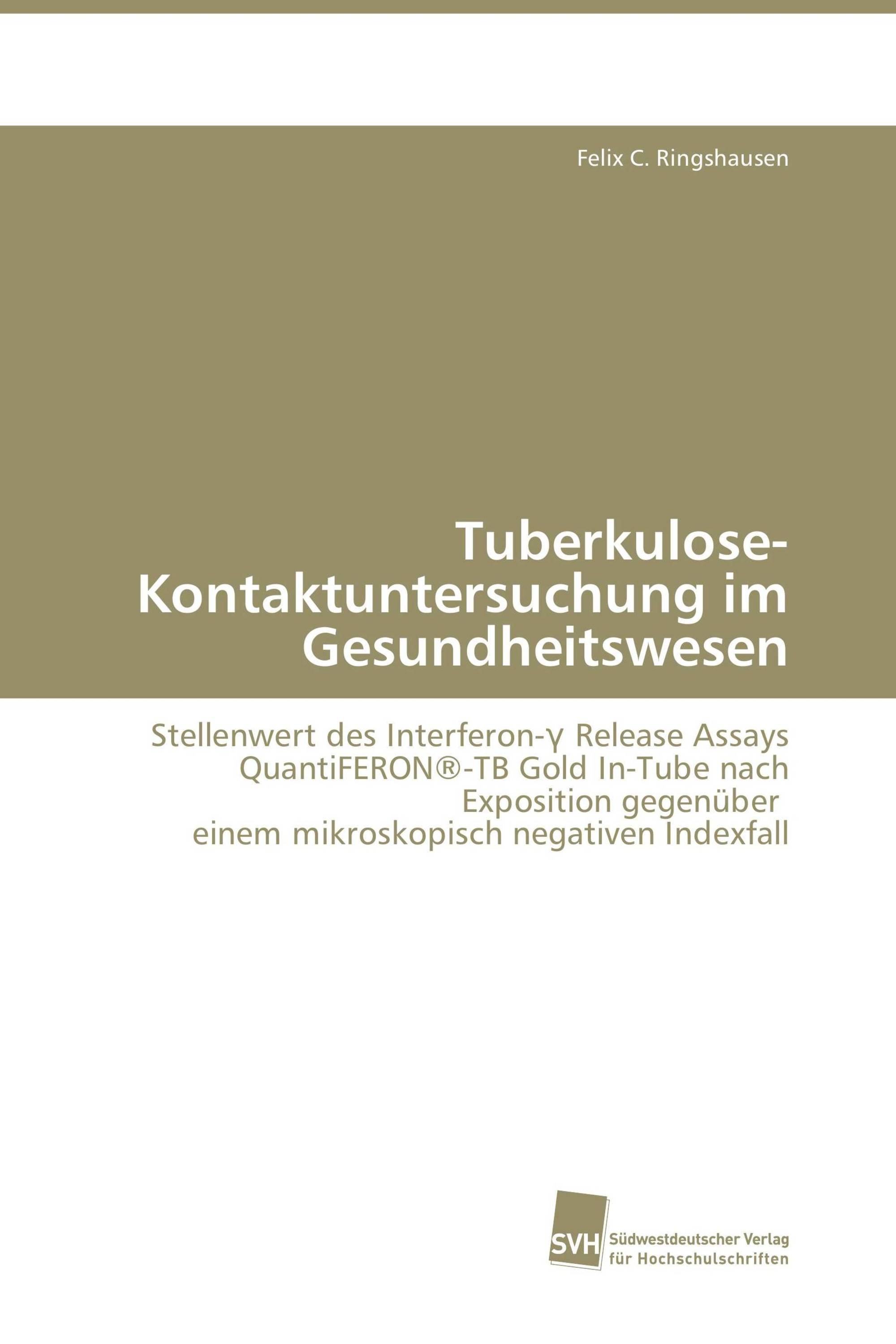 Tuberkulose-Kontaktuntersuchung im Gesundheitswesen