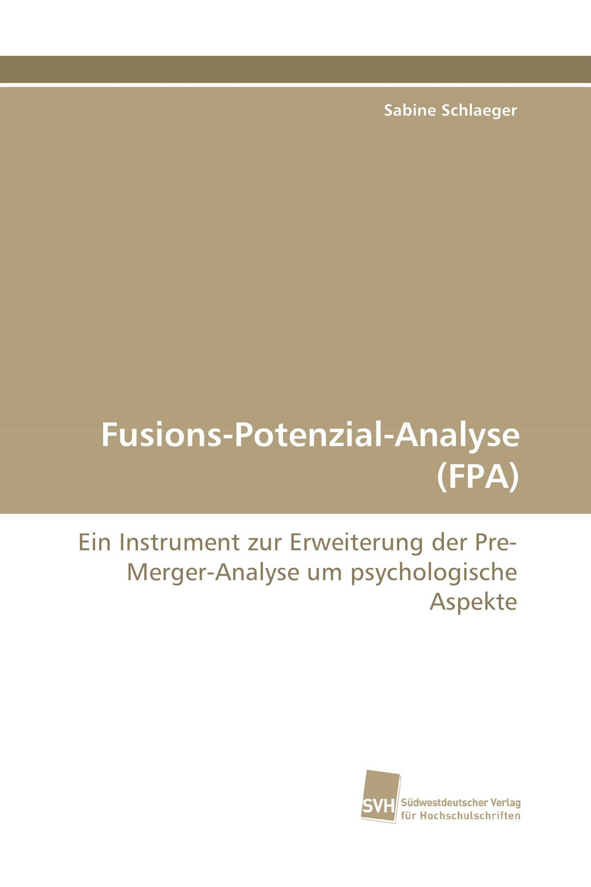 Fusions-Potenzial-Analyse (FPA)