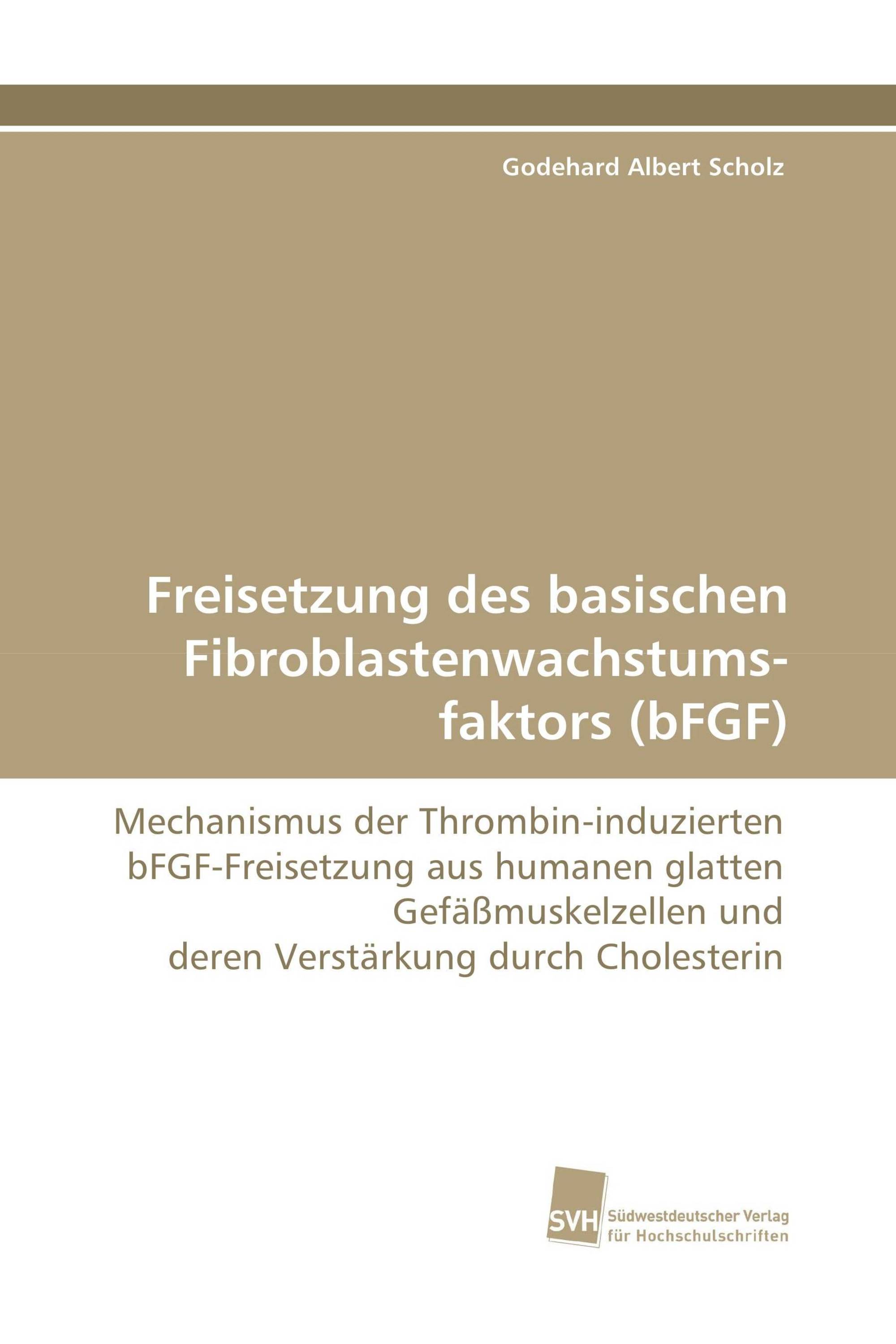 Freisetzung des basischen Fibroblastenwachstums-faktors (bFGF)