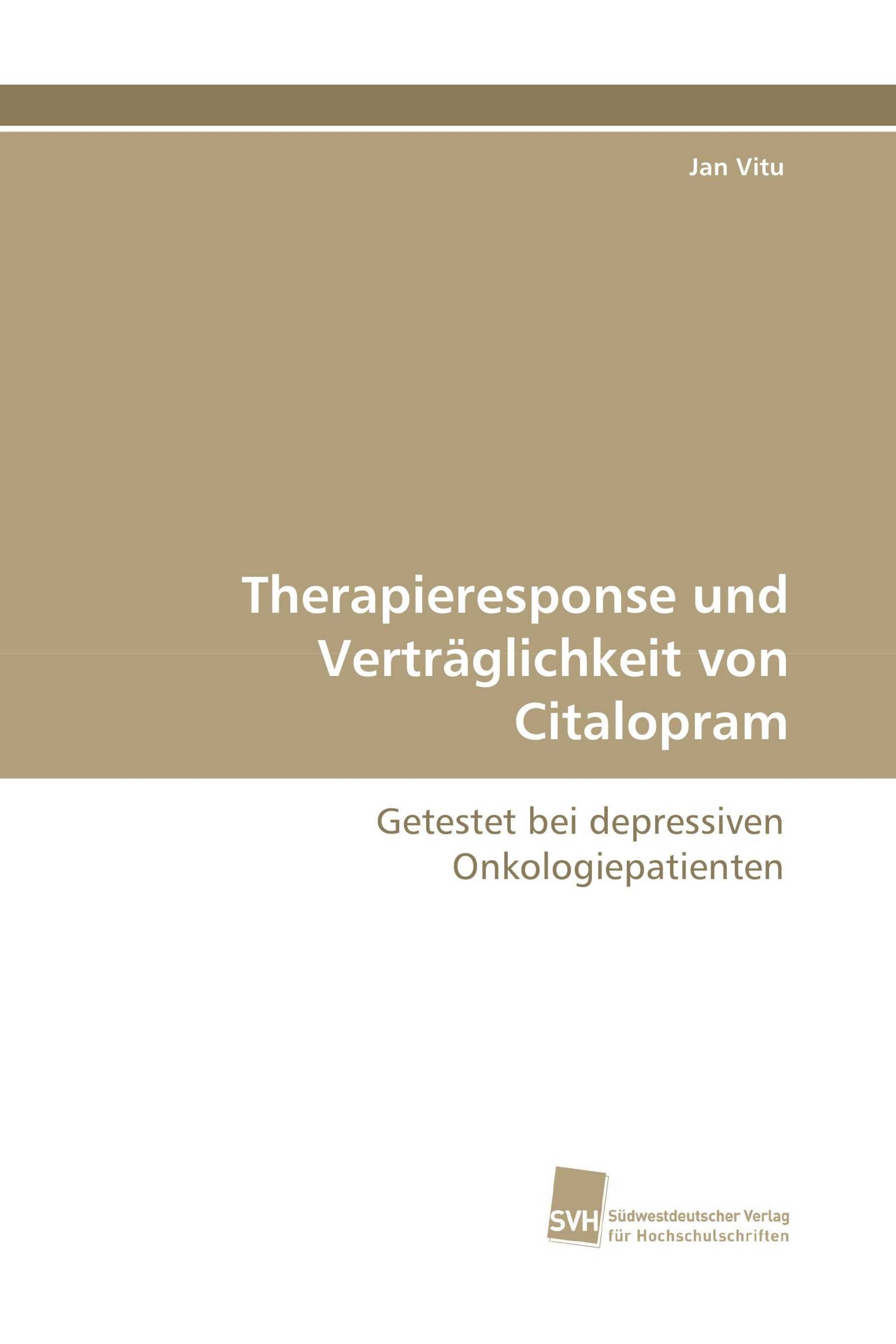 Therapieresponse und Verträglichkeit von Citalopram