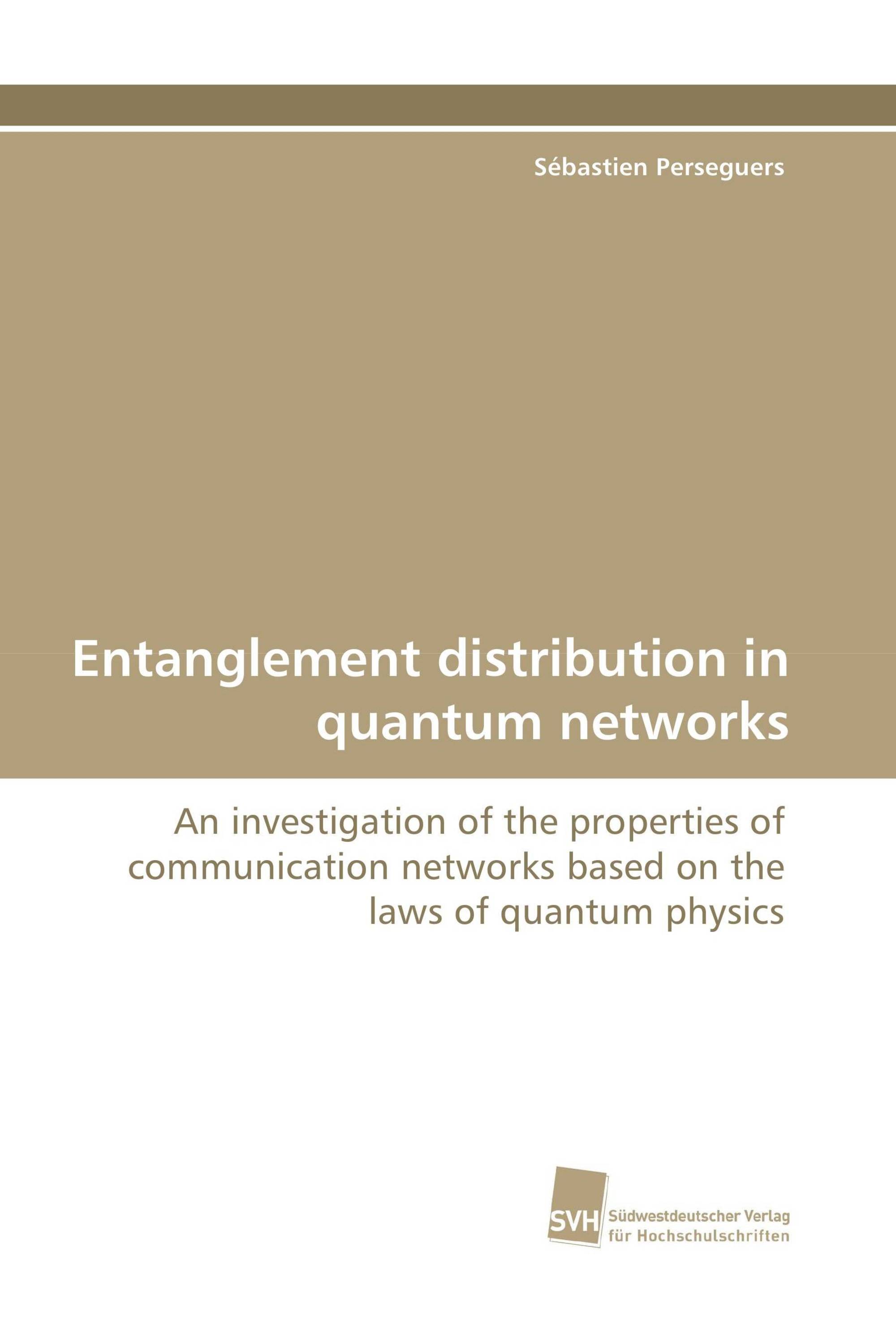 Entanglement distribution in quantum networks