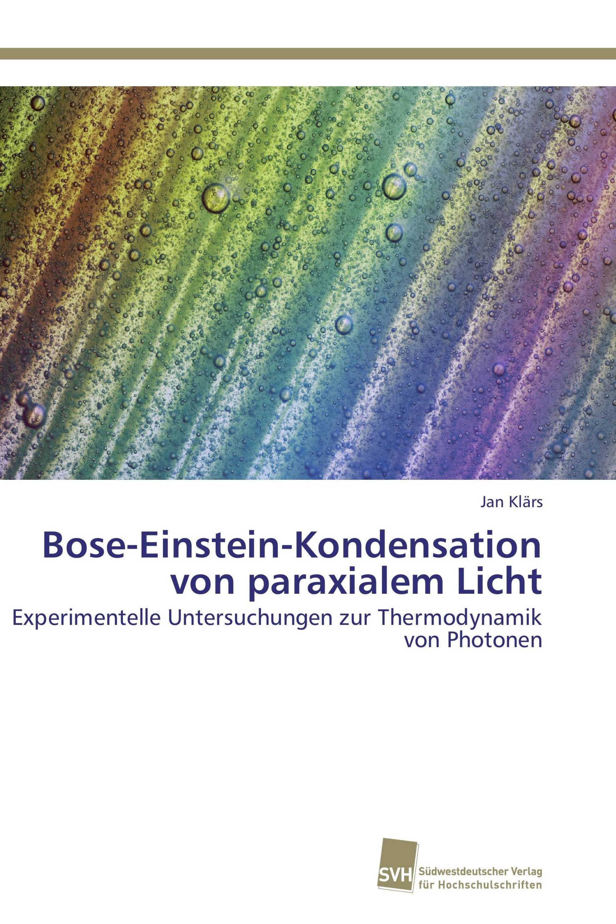 Bose-Einstein-Kondensation von paraxialem Licht