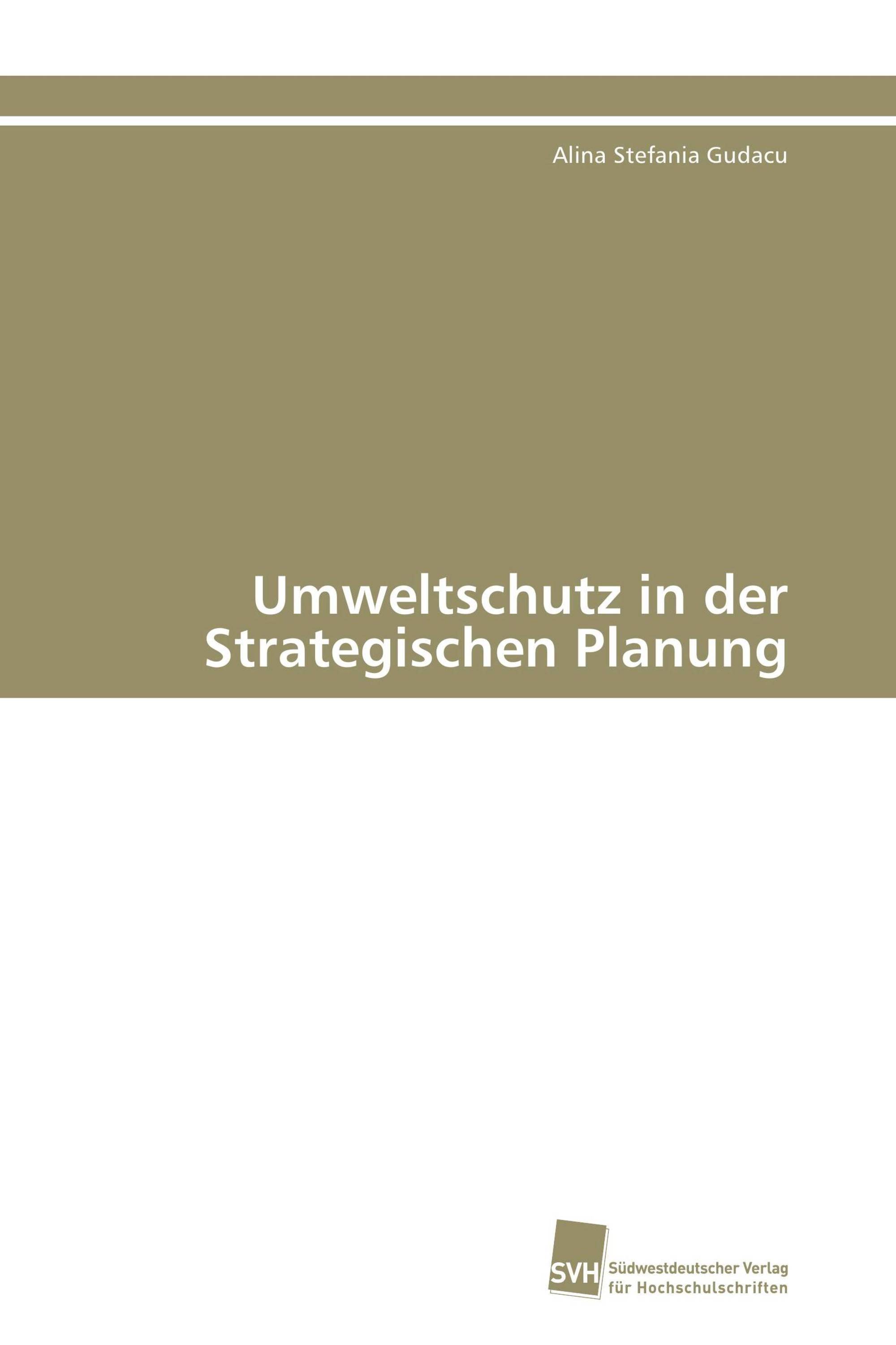 Umweltschutz in der Strategischen Planung