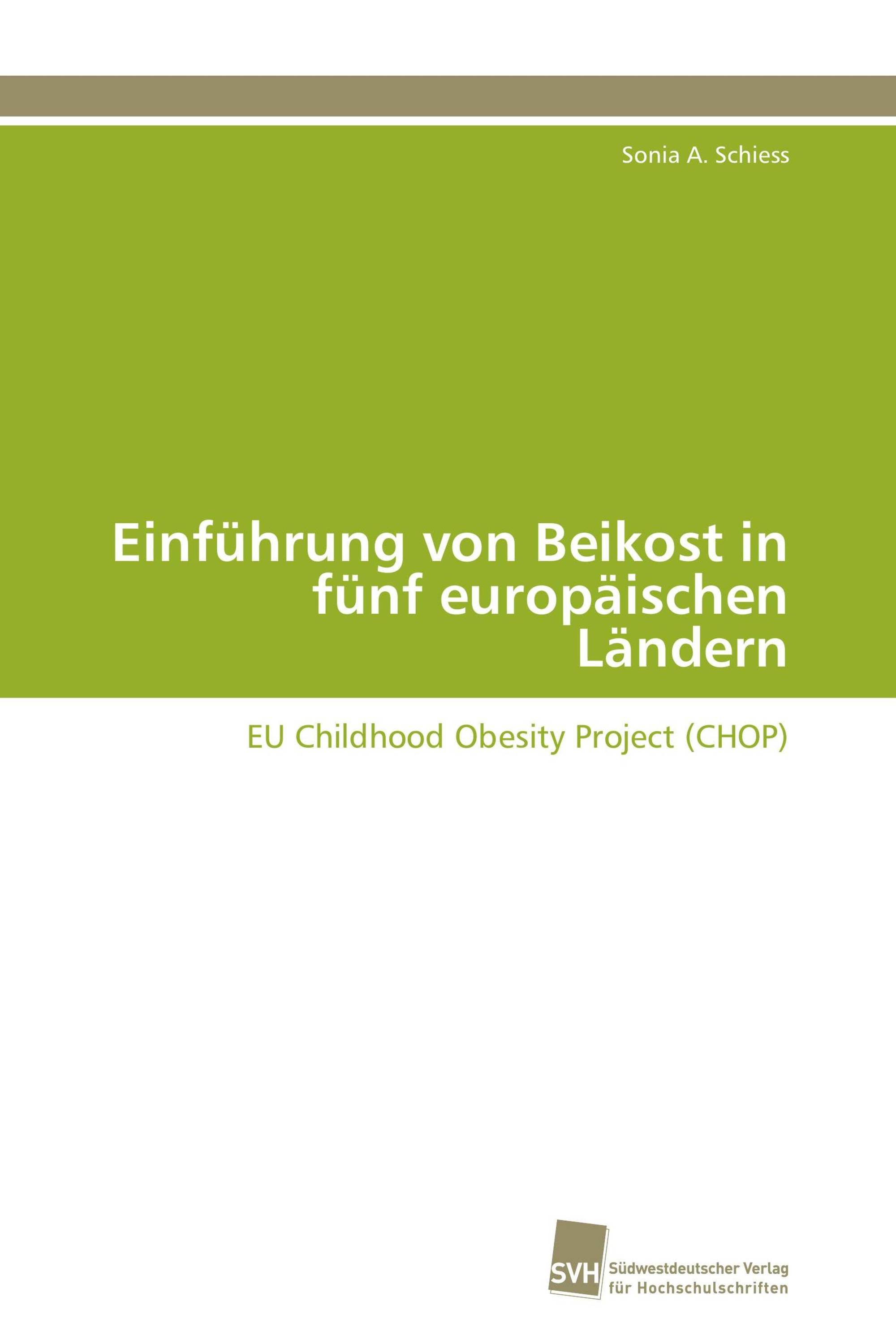 Einführung von Beikost in fünf europäischen Ländern