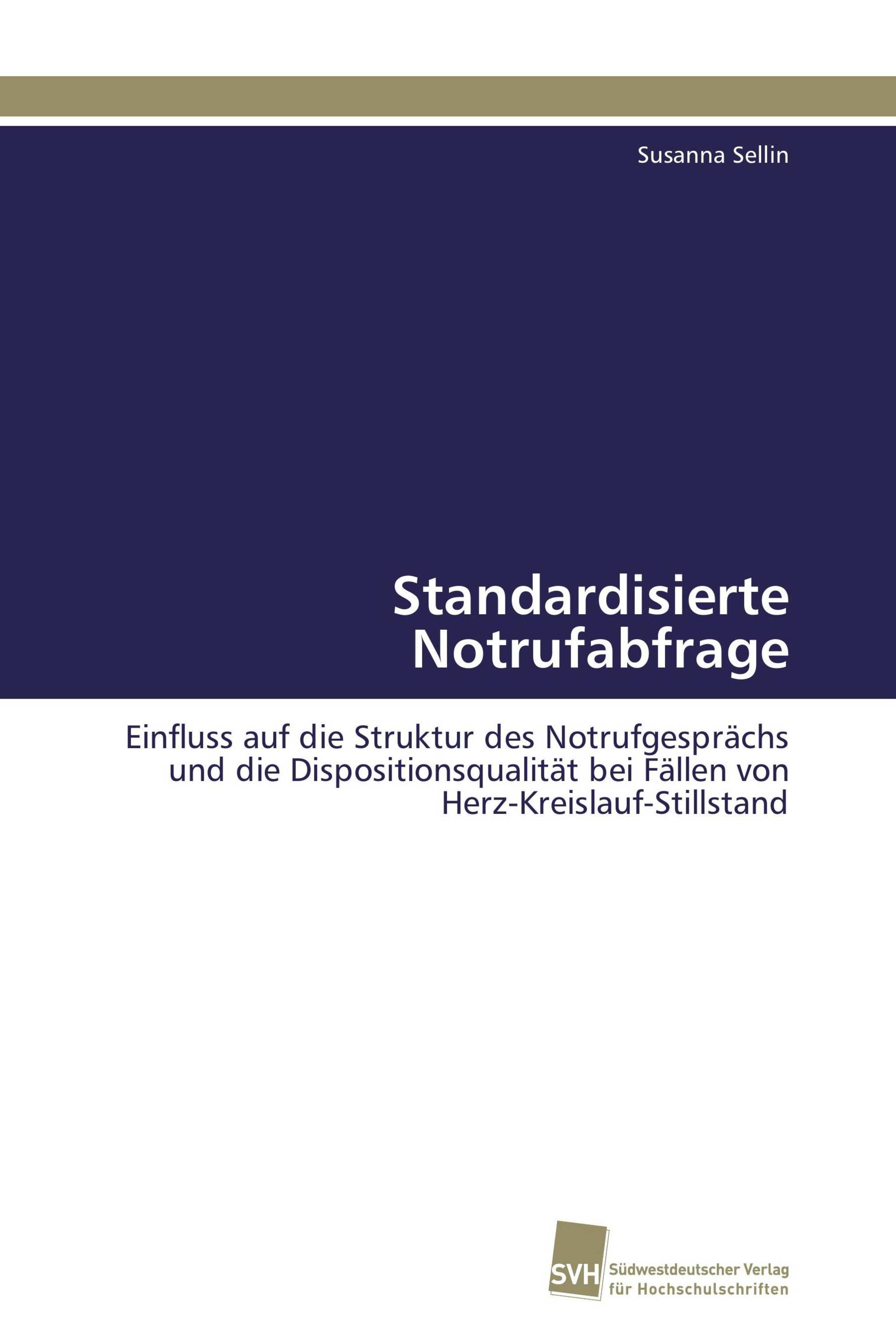 Standardisierte Notrufabfrage