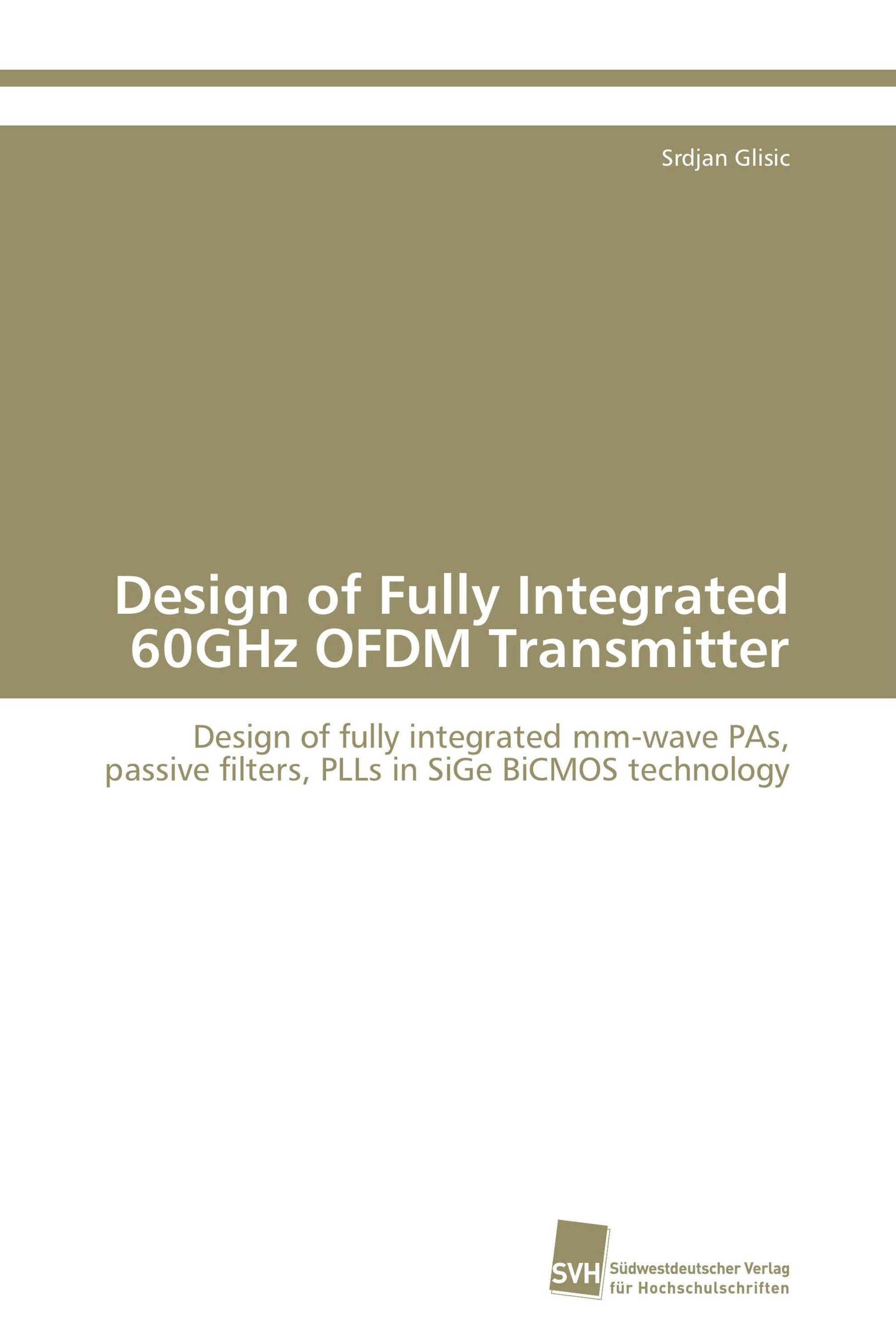 Design of Fully Integrated 60GHz OFDM Transmitter