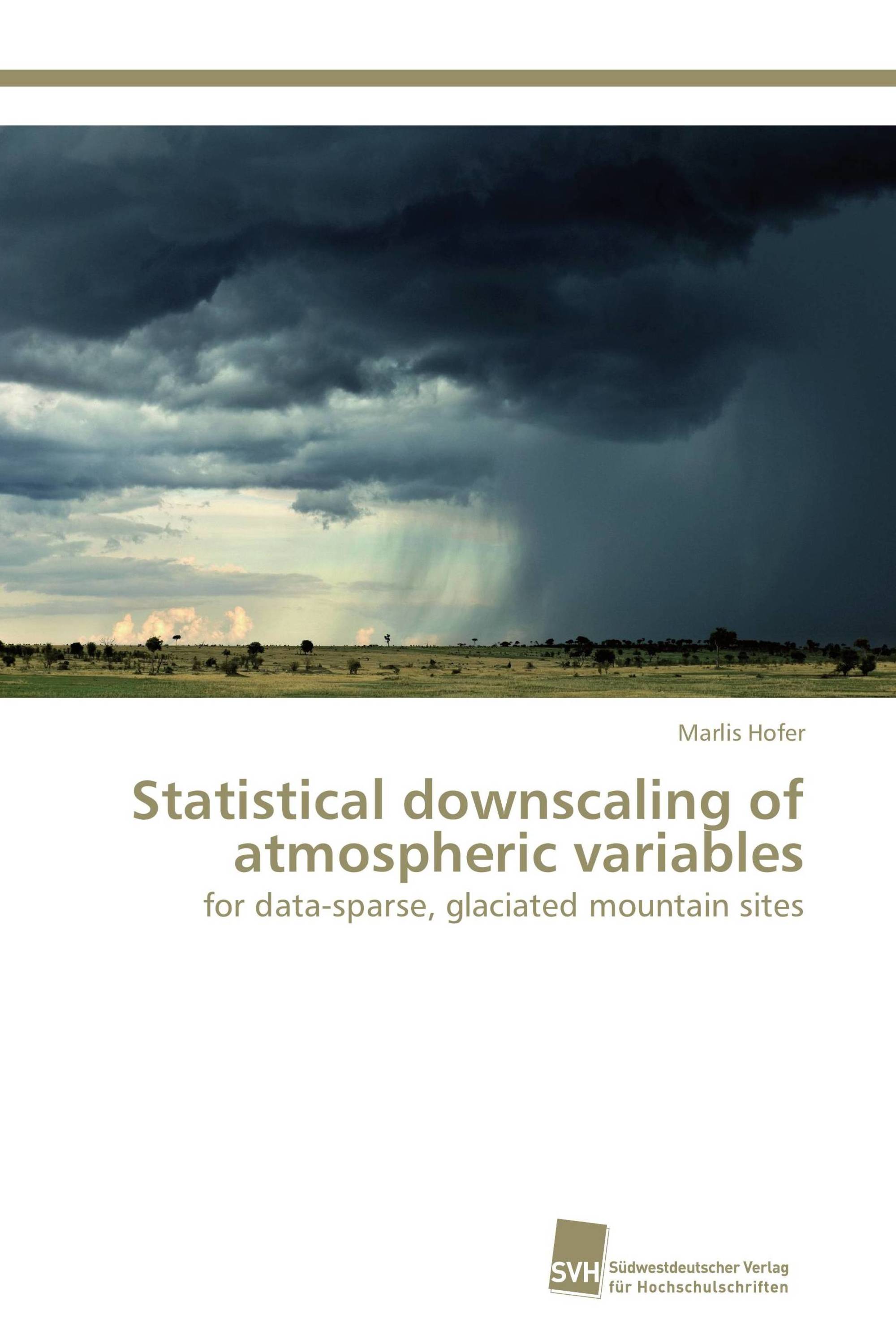 Statistical downscaling of atmospheric variables