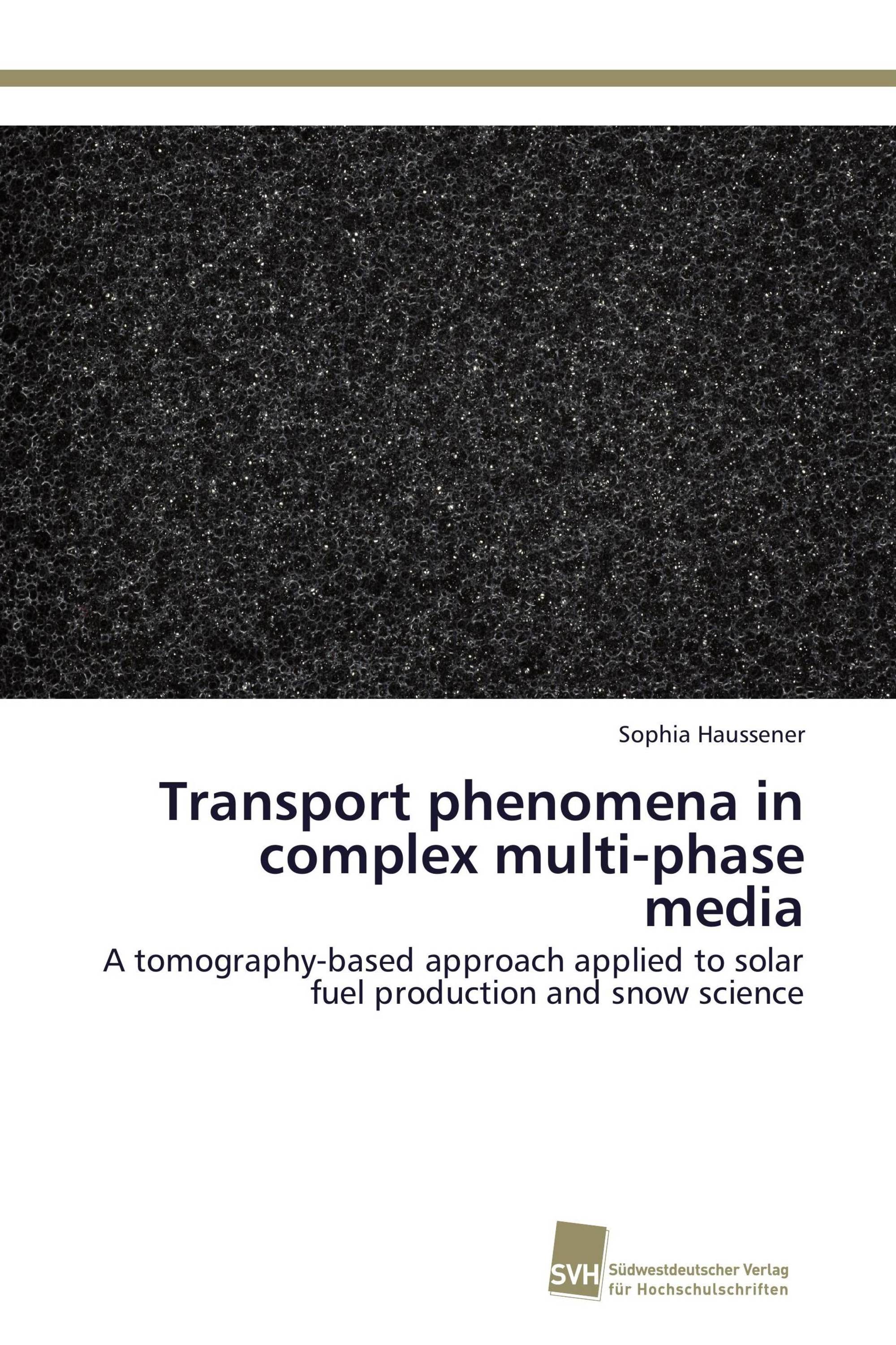 Transport phenomena in complex multi-phase media