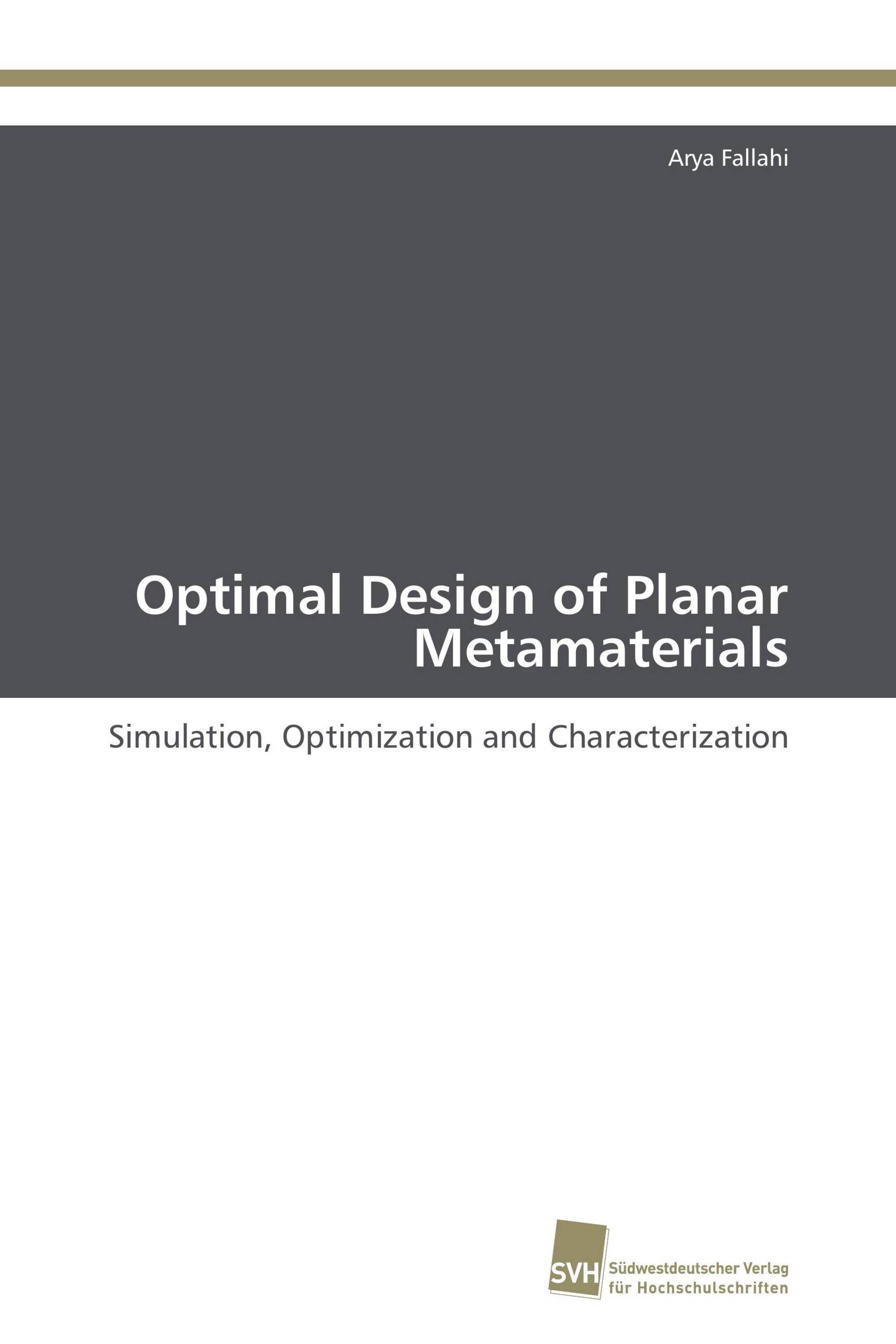 Optimal Design of Planar Metamaterials