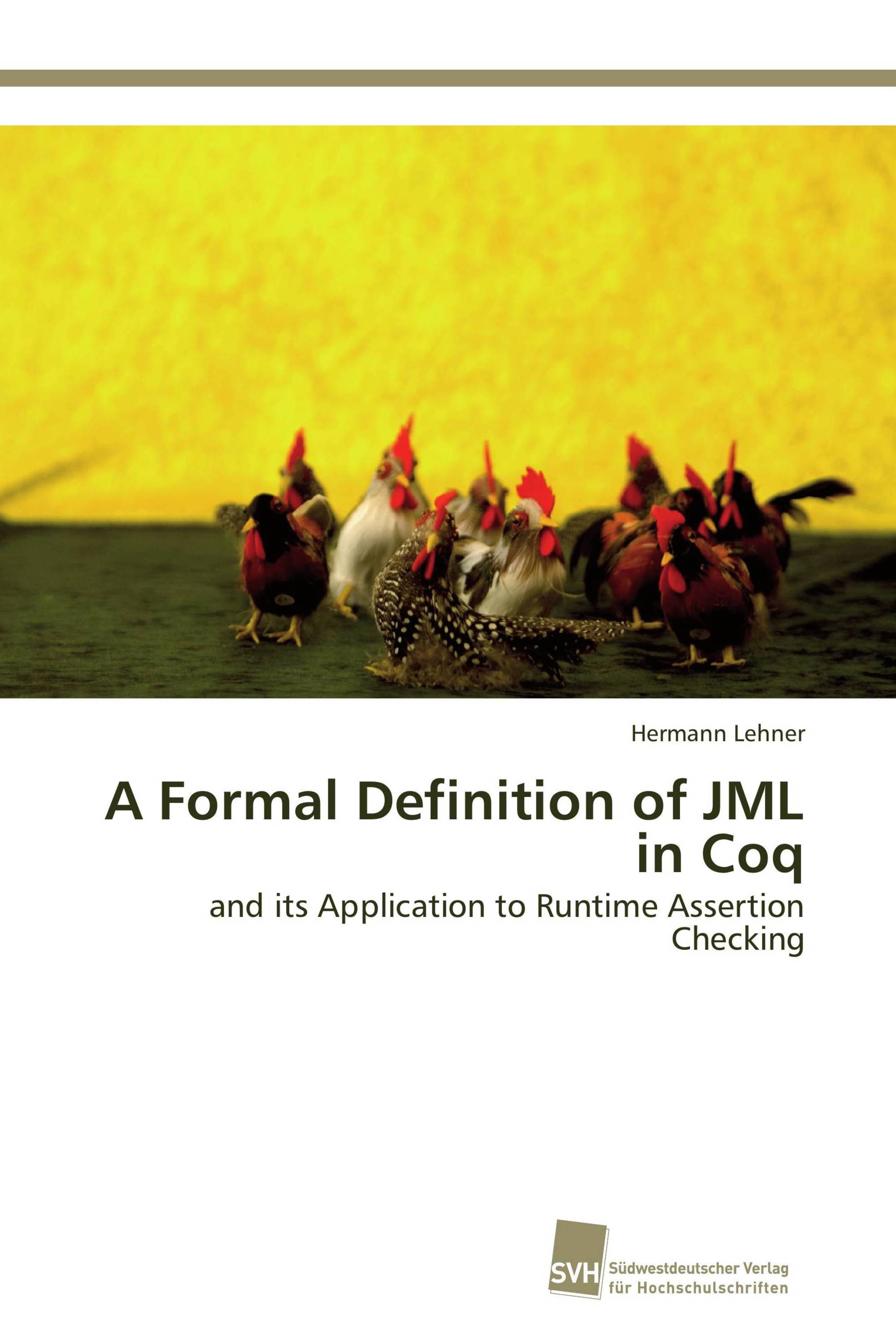 A Formal Definition of JML in Coq