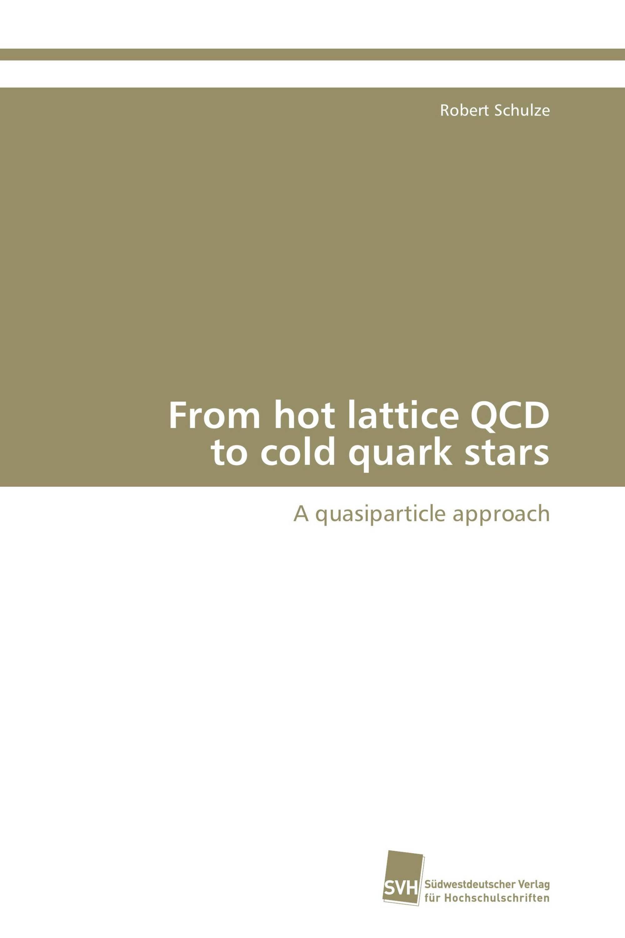 From hot lattice QCD to cold quark stars