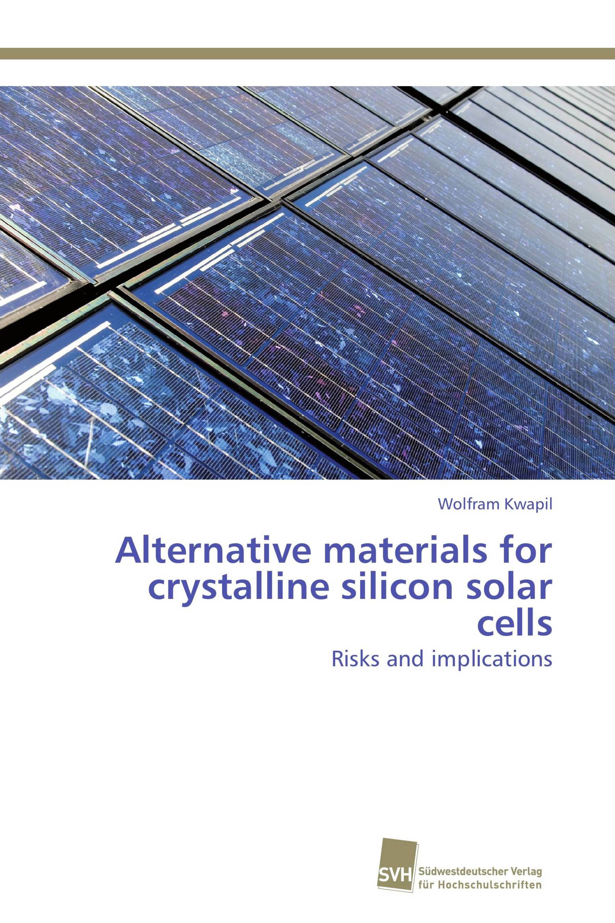 Alternative materials for crystalline silicon solar cells